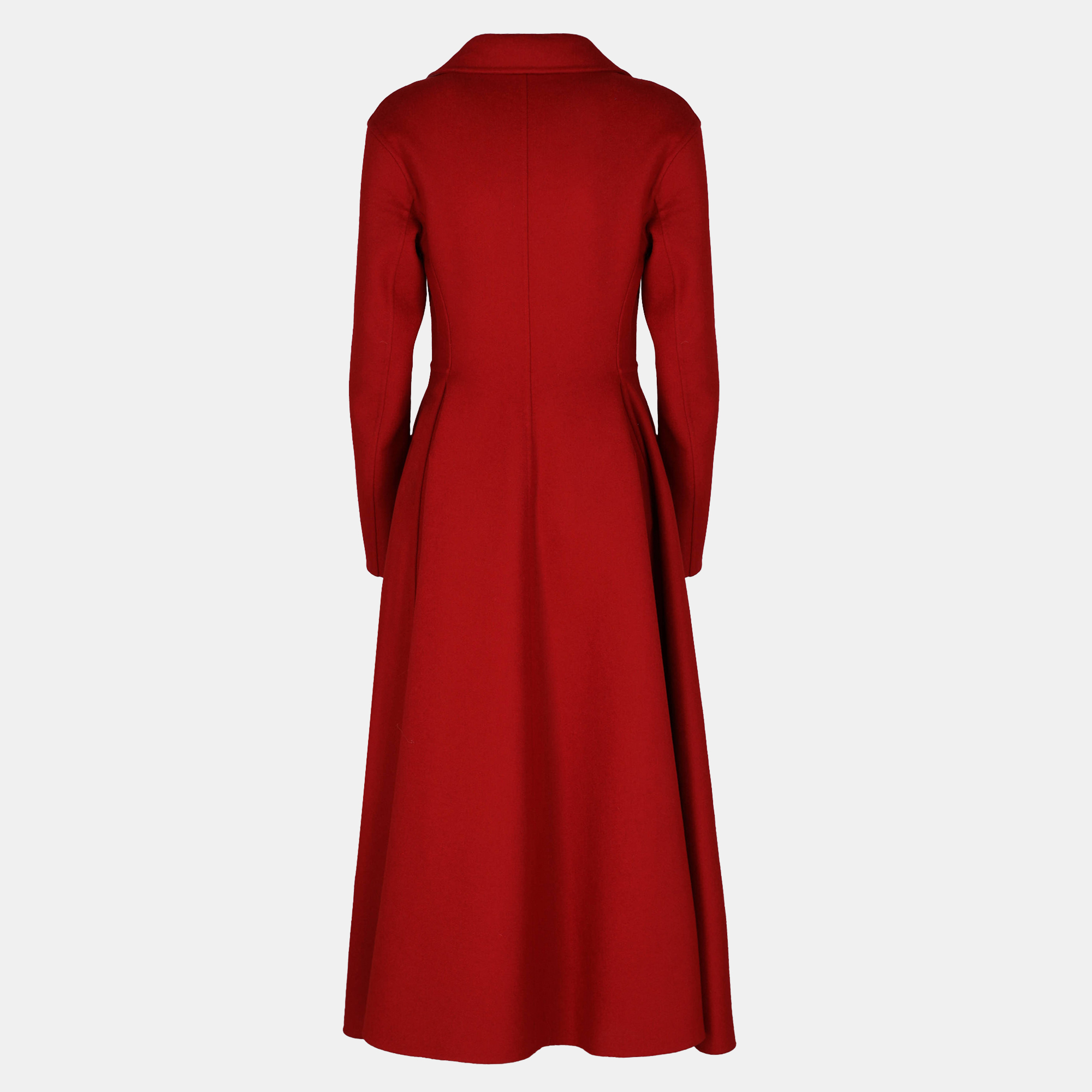 

Dior Women' Wool Double Breasted Coat - Red