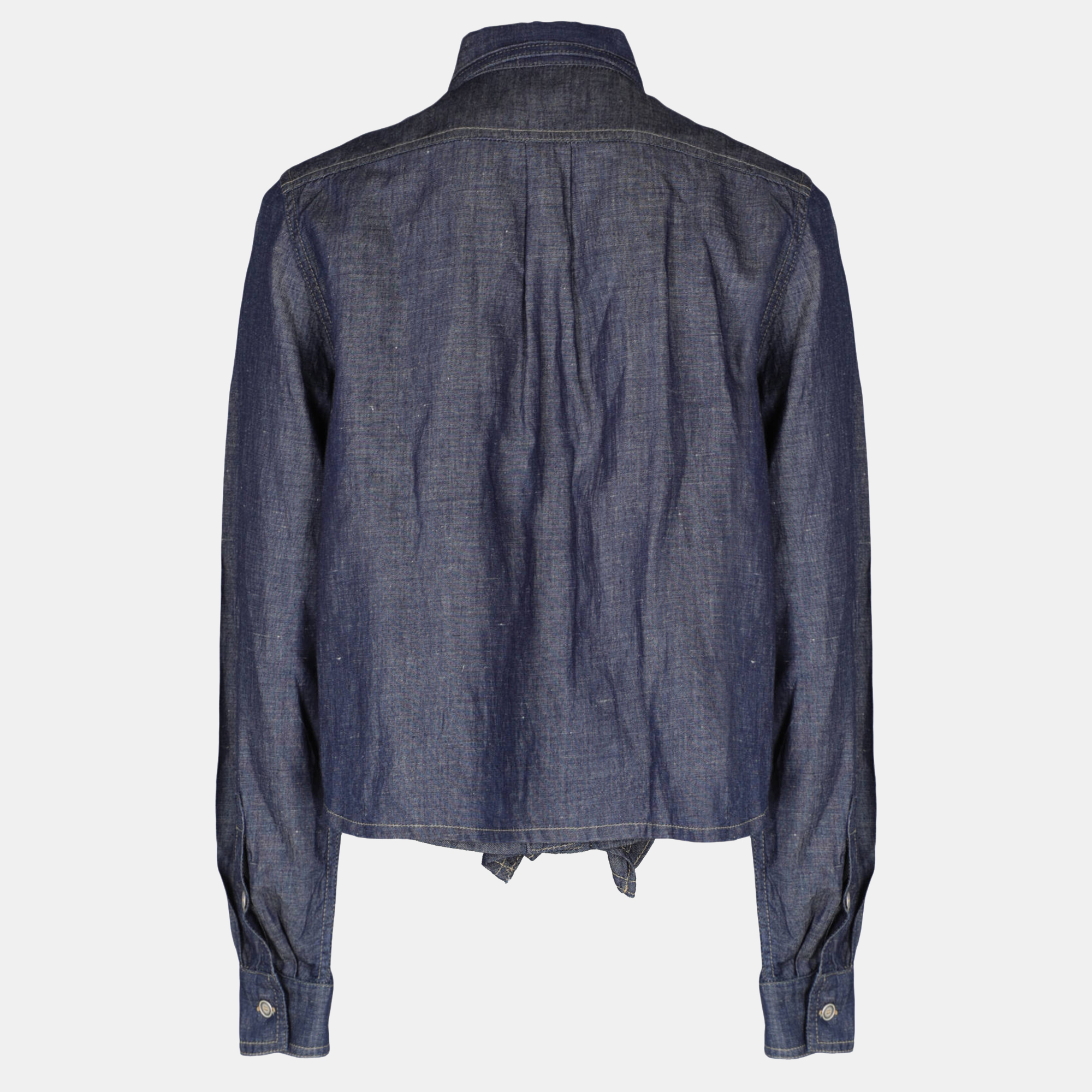 

Dior Women' Cotton Shirt - Navy, Navy blue