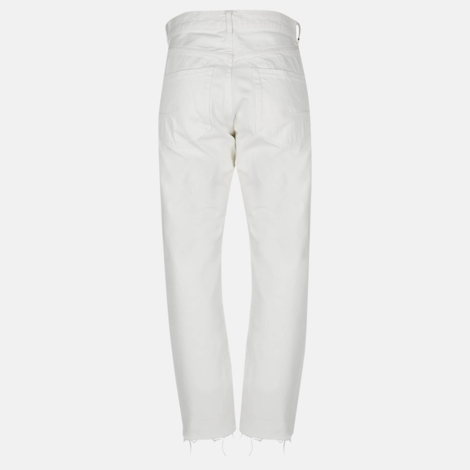 

Dior Women's Cotton Jeans - White