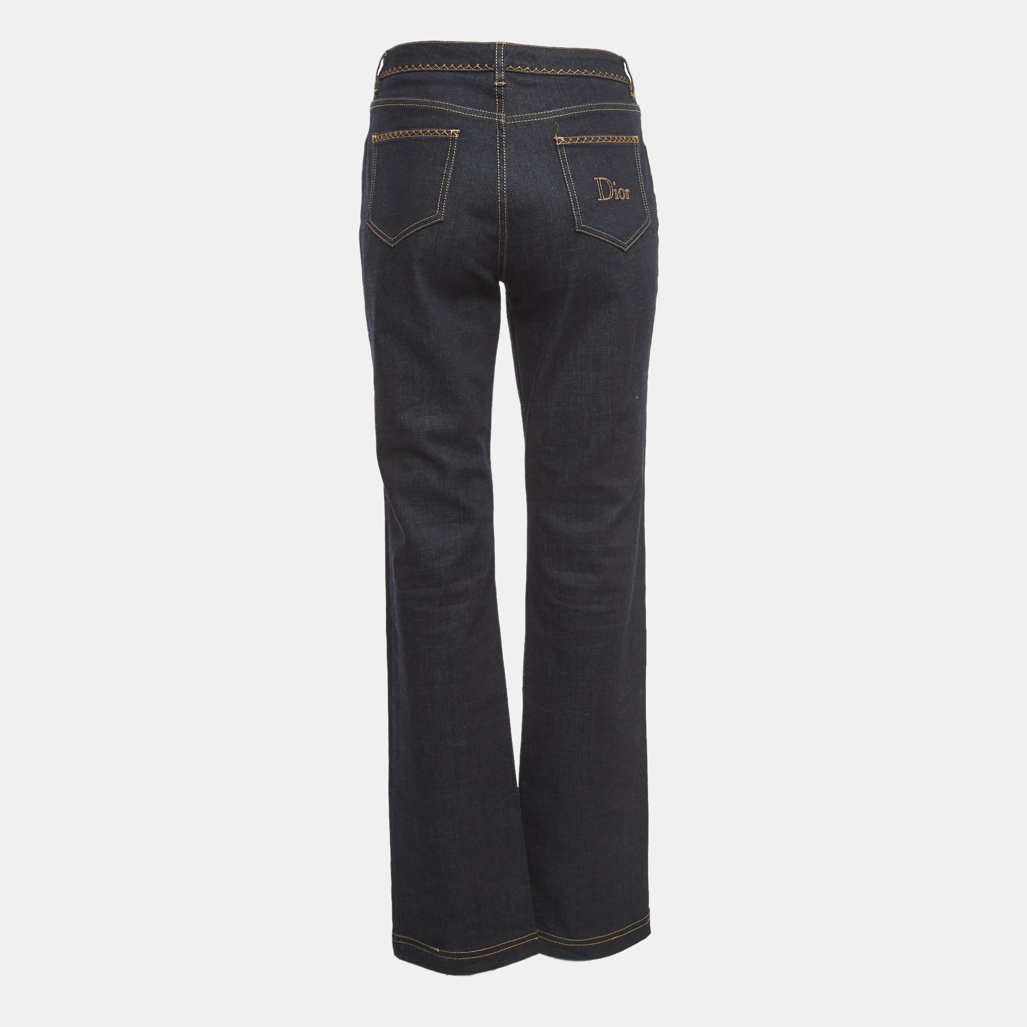 

Dior Navy Blue Denim Straight Fit Jeans  Waist 30