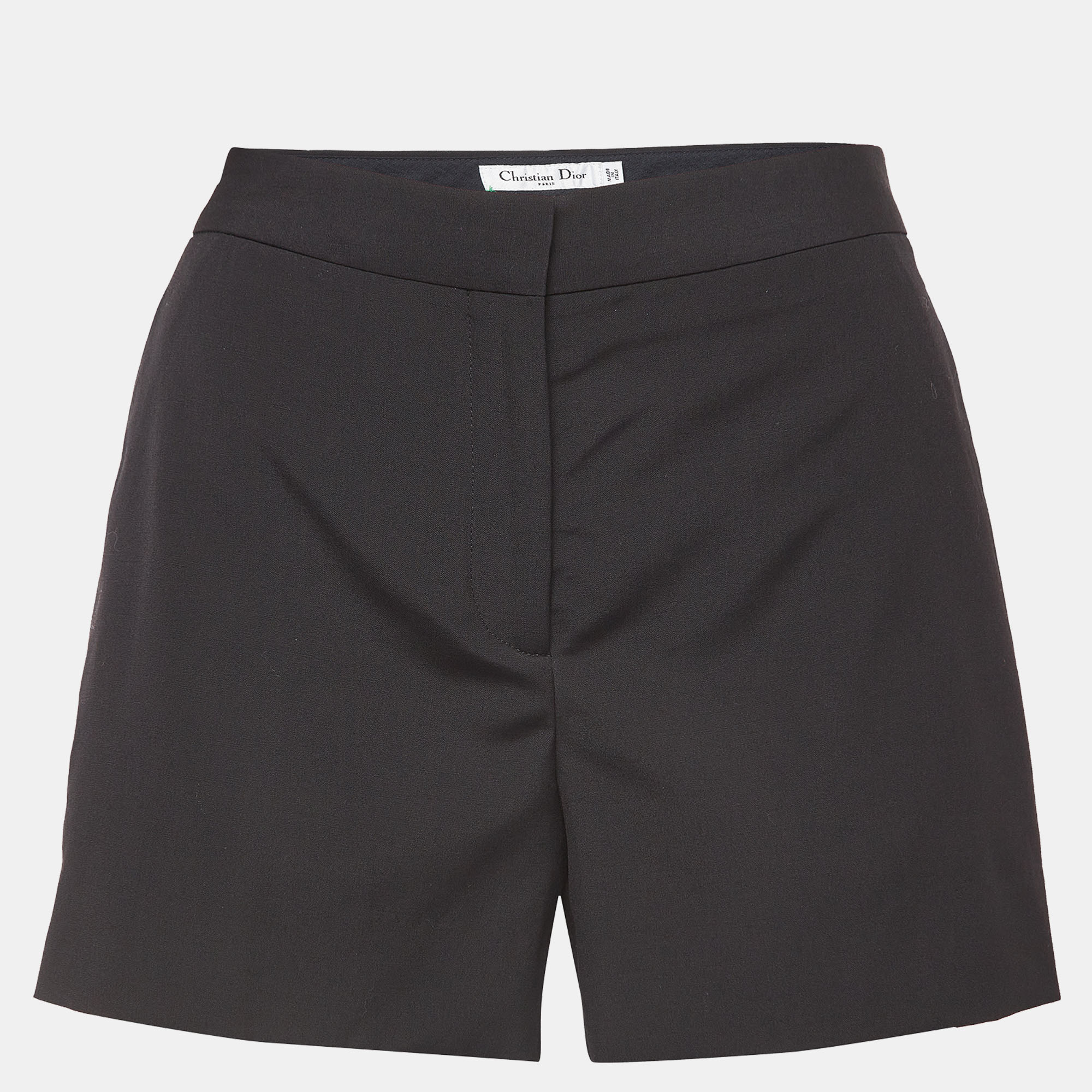 

Christian Dior Black Wool Shorts