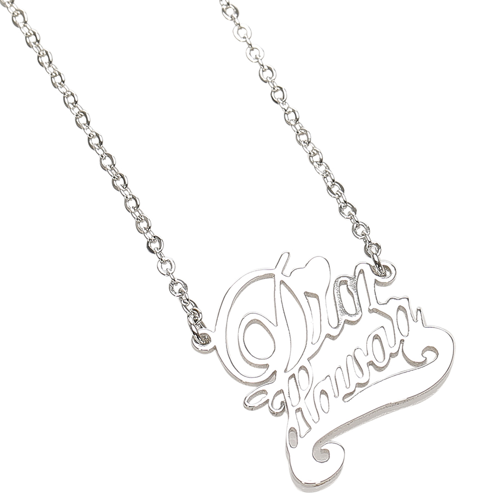

Dior Silver Metal Hawaii Pendant Necklace