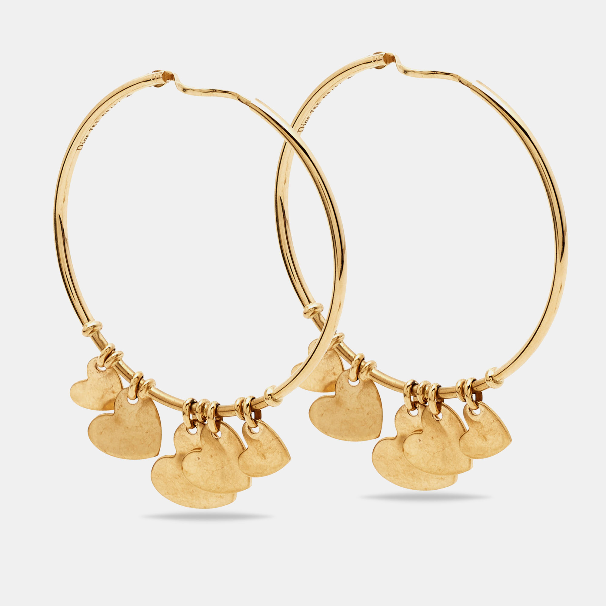 

Dior Creoles 18k Yellow Gold Hoop Earrings