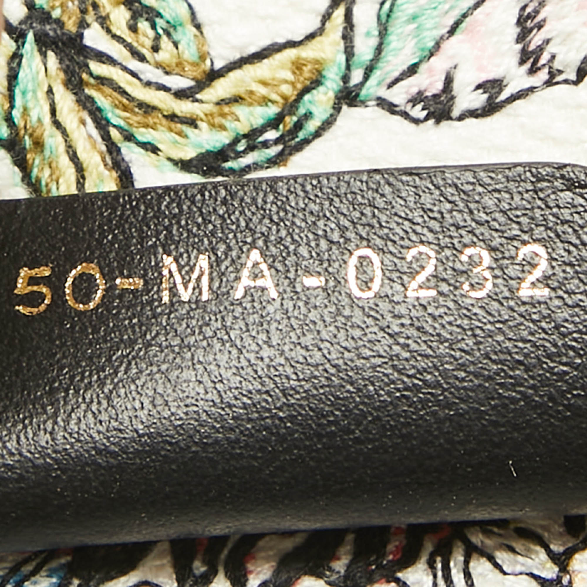 Dior Multicolor Embroidered Canvas Medium Book Tote 