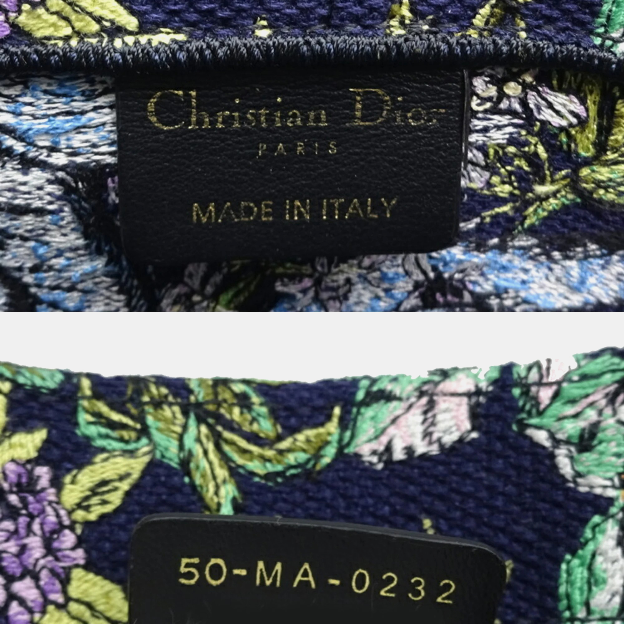 Dior Multicolor Canvas Large Book Tote Tote Bag 
