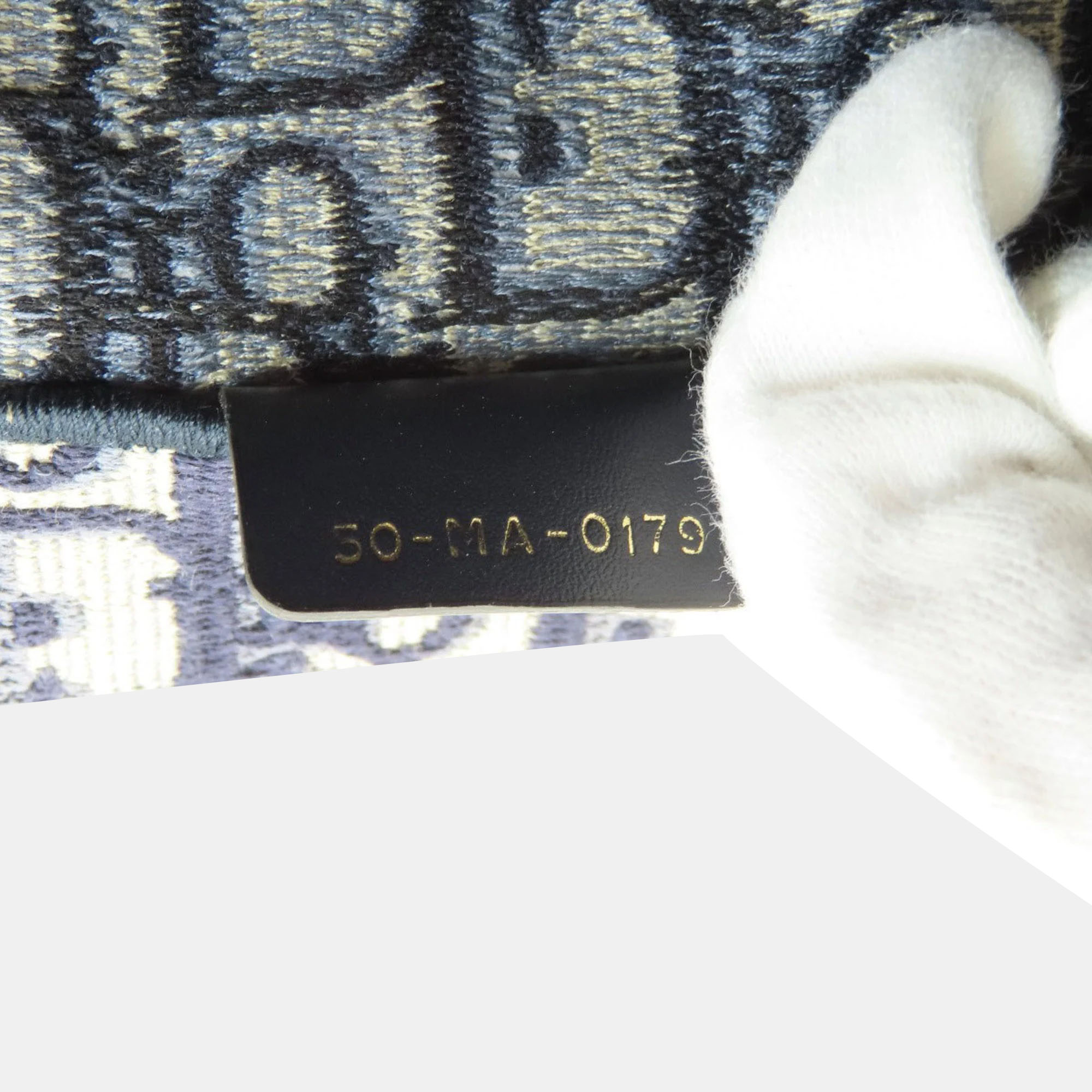 Dior Navy Blue Oblqiue Canvas Large Book Tote Tote Bag 