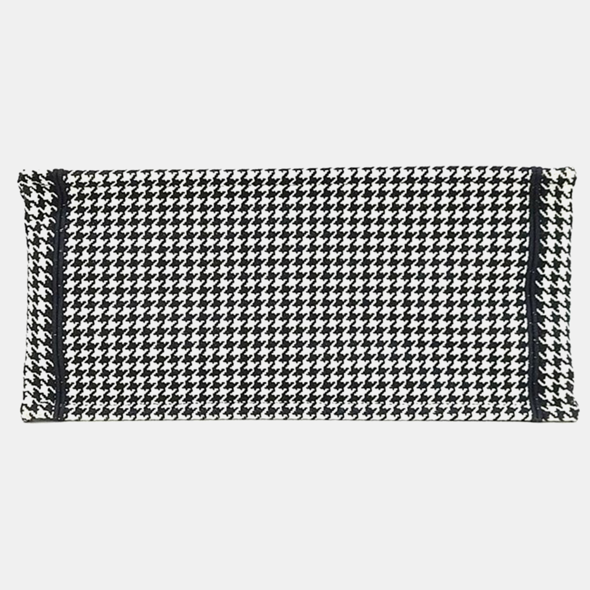 Christian Dior Black/White Canvas Book Tote Bag 