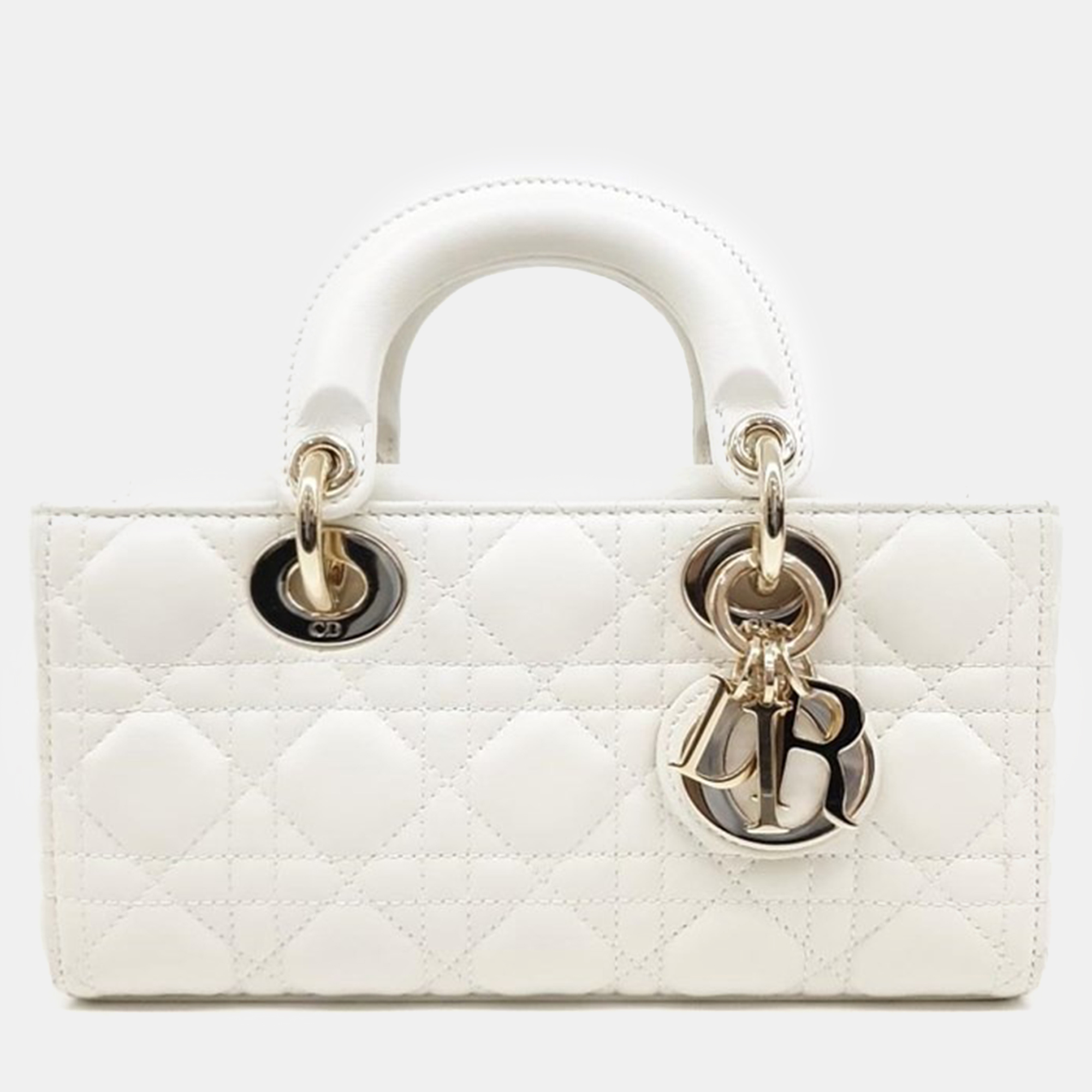 

Christian Dior Lady D-JOY Small Bag, White