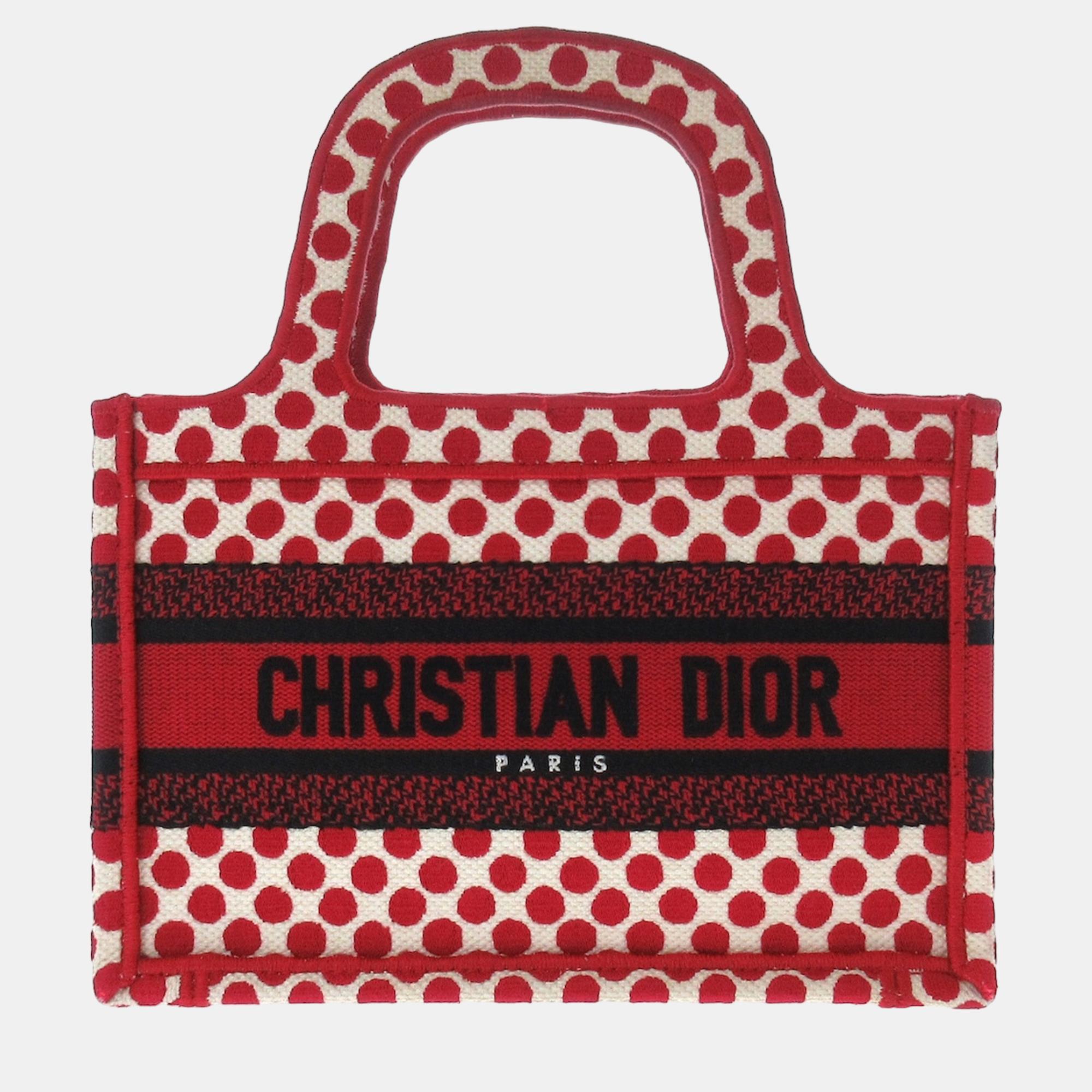 

Dior Red Mini Dioramour Book Tote