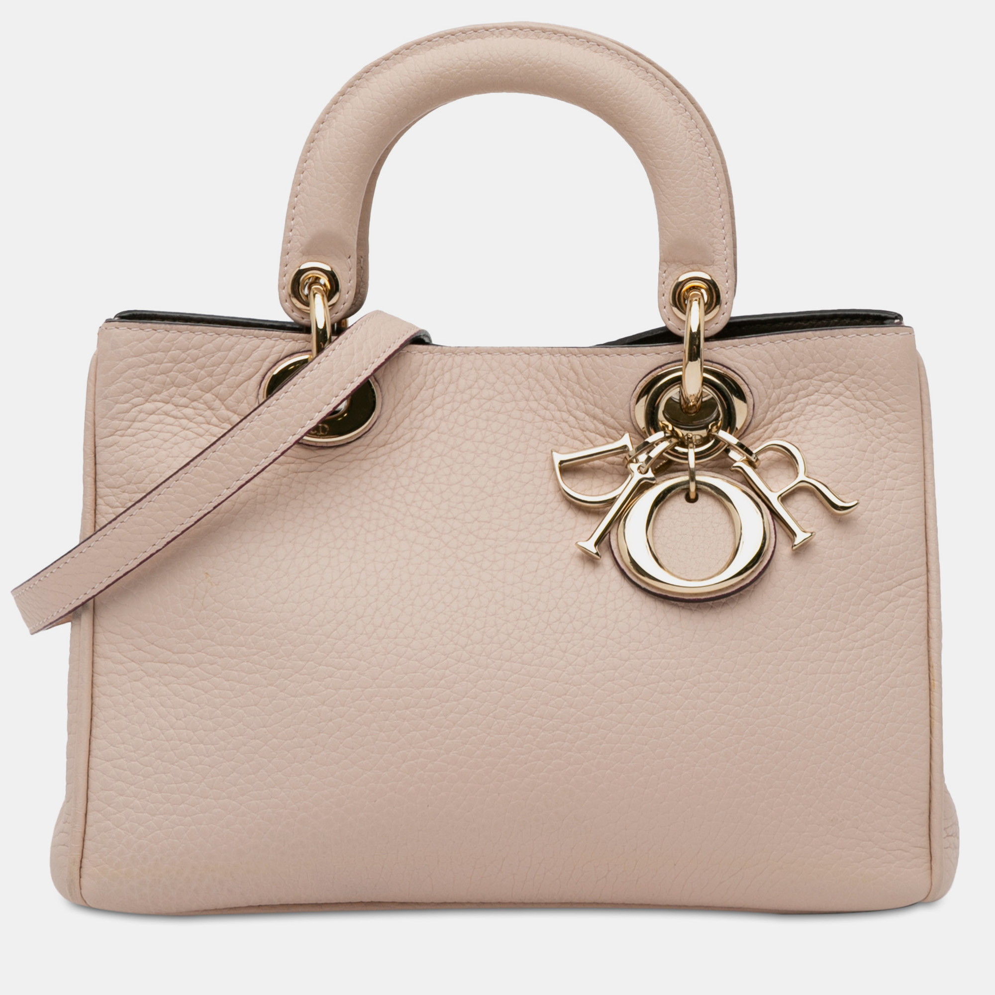 

Dior Mini Diorissimo Satchel Bag, Beige