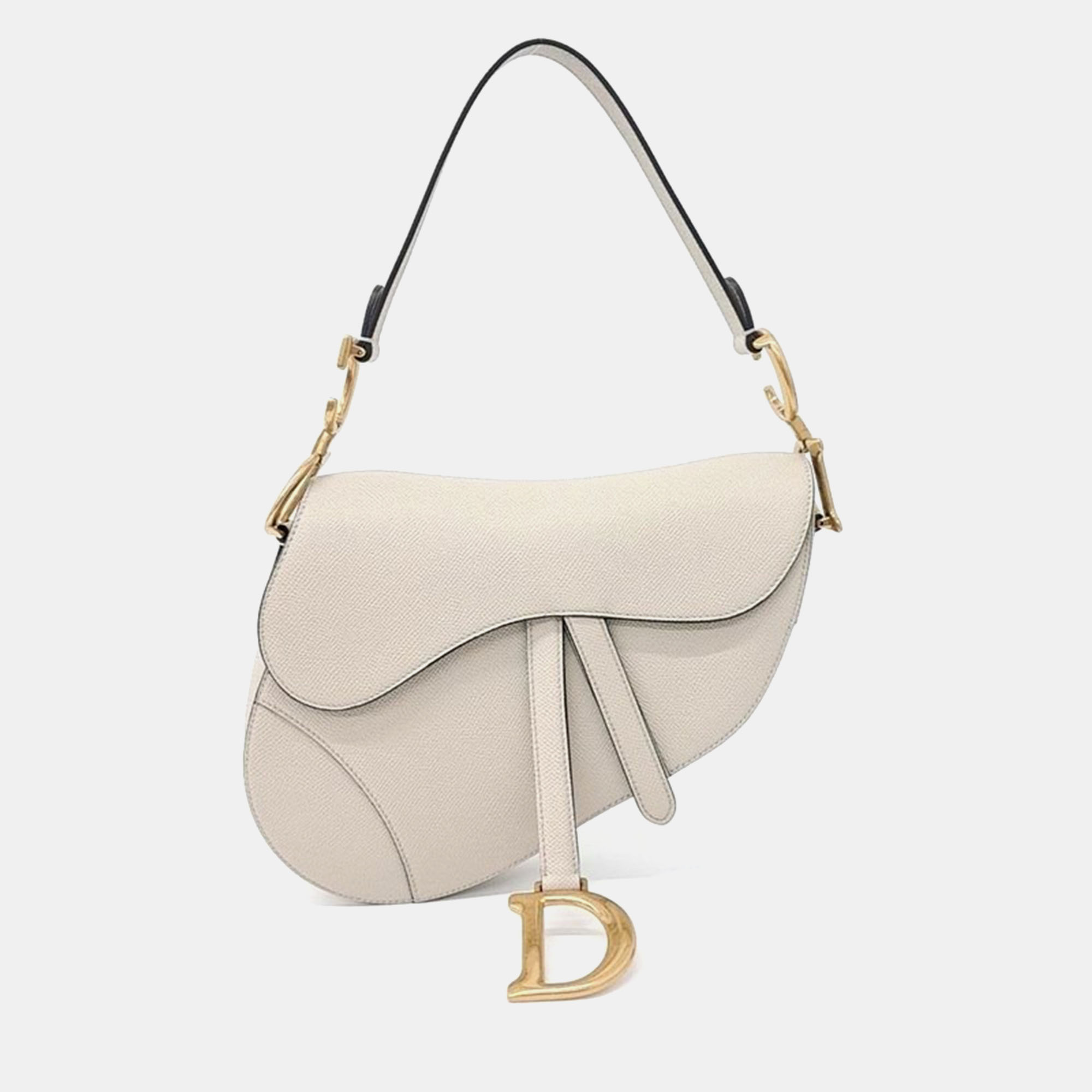 

Christian Dior Saddle bag, Cream