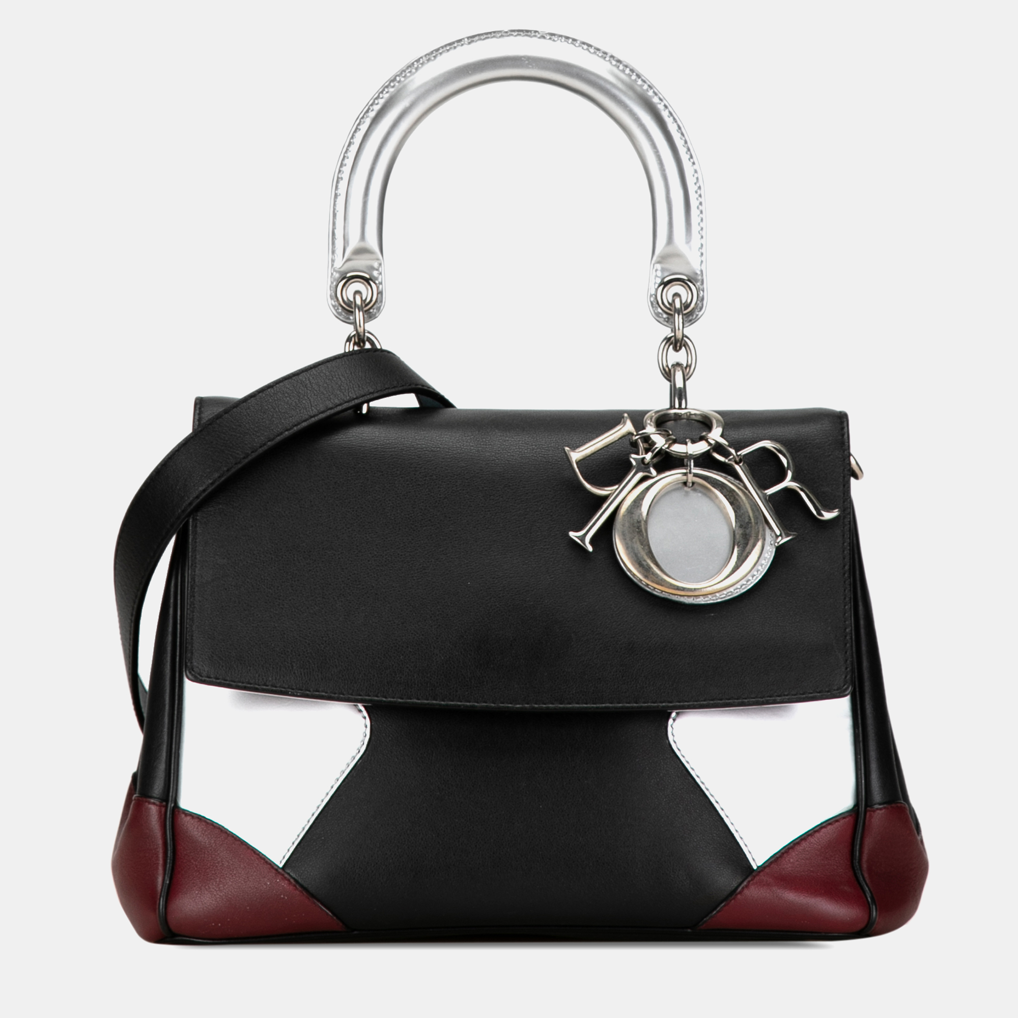 

Dior Small Tricolor Be Dior Flap Bag, Black