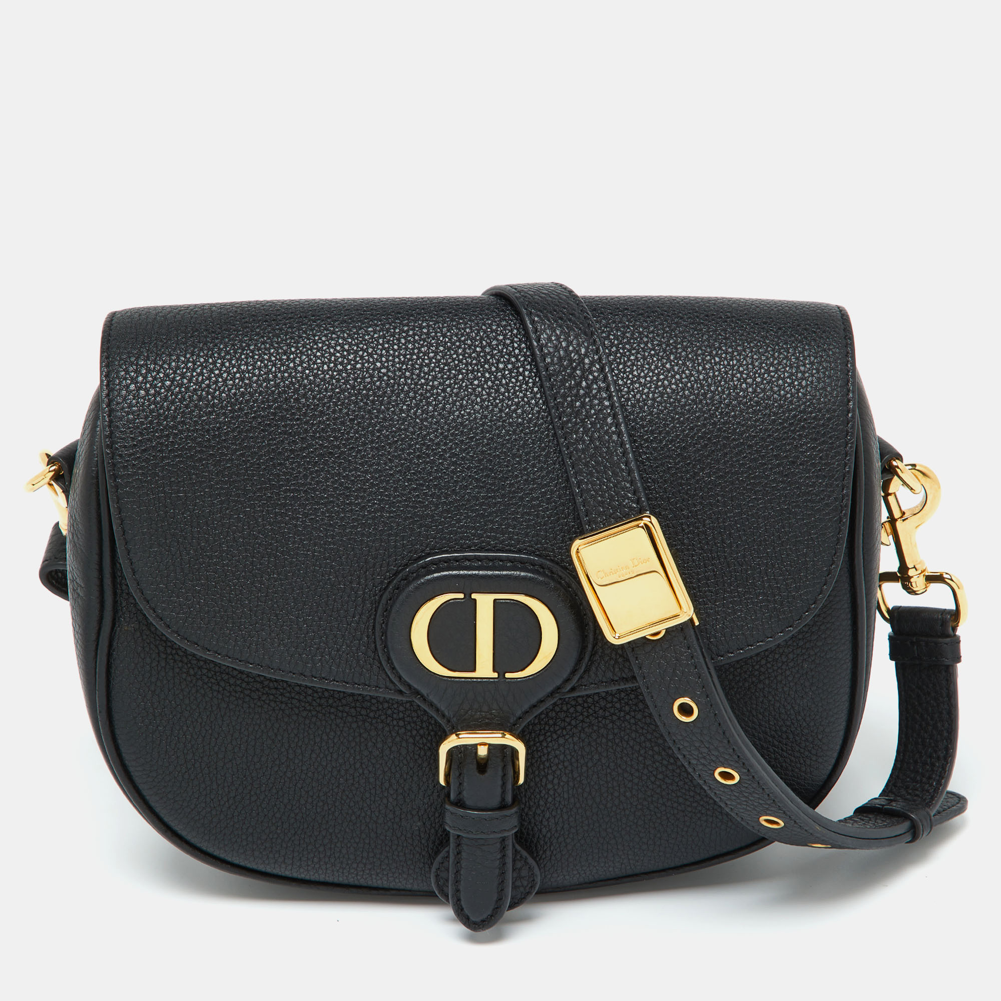 

Dior Black Leather Medium Bobby Shoulder Bag