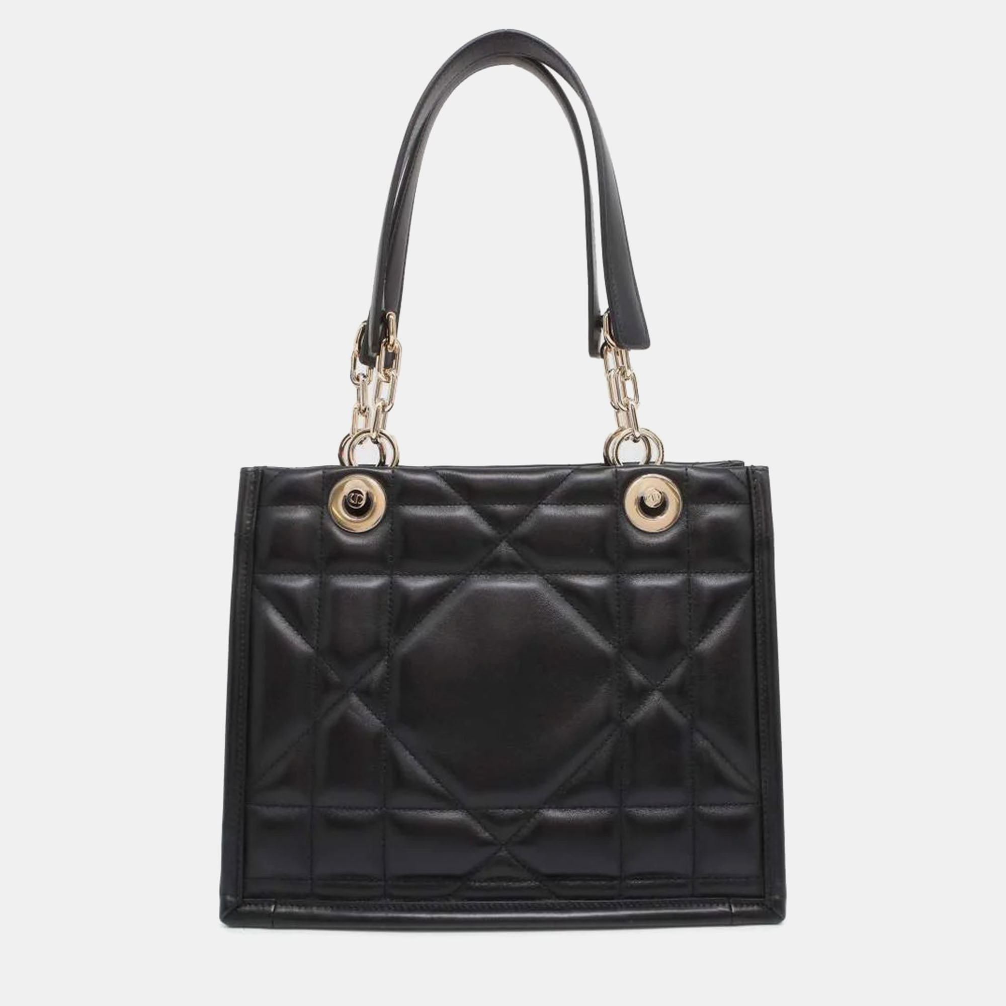 

Christian Dior Black calfskin Small Dior Essential Tote Bag