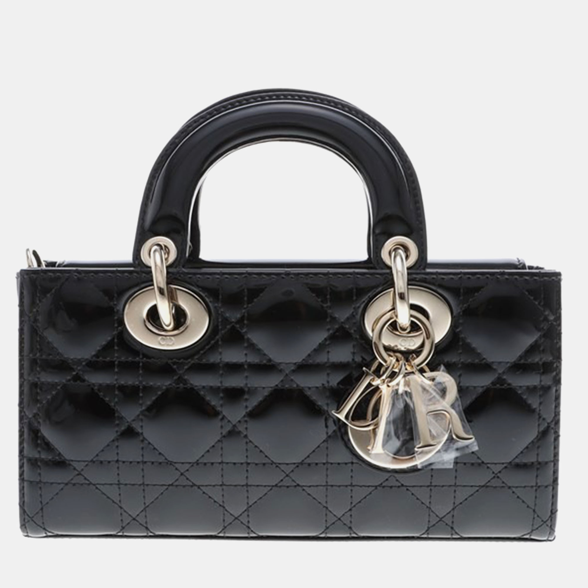 

Christian Dior Black Patent Lady D-JOY Small Bag