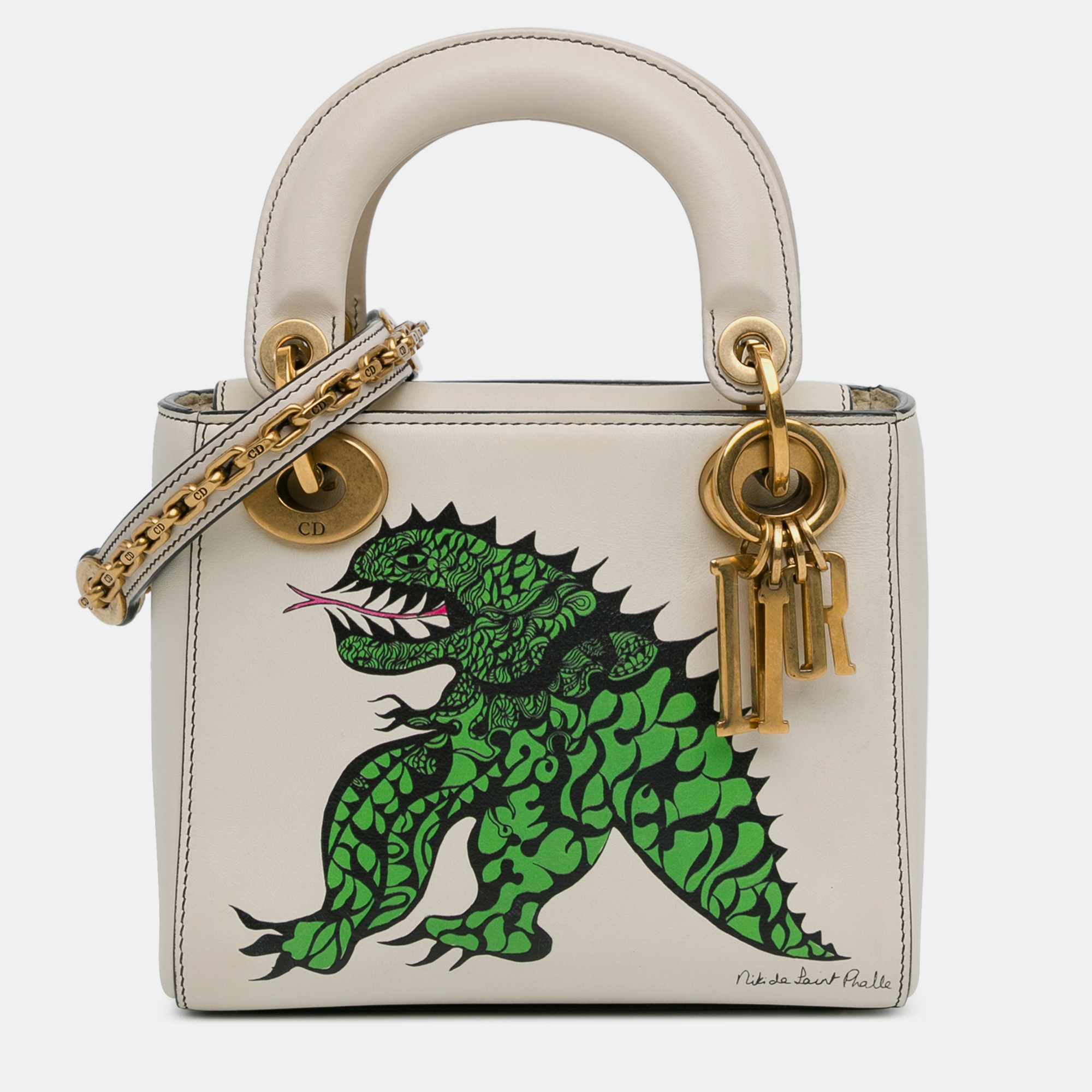 

Dior x Niki De Saint Phalle Limited Edition Mini Dragon Lady Dior, White