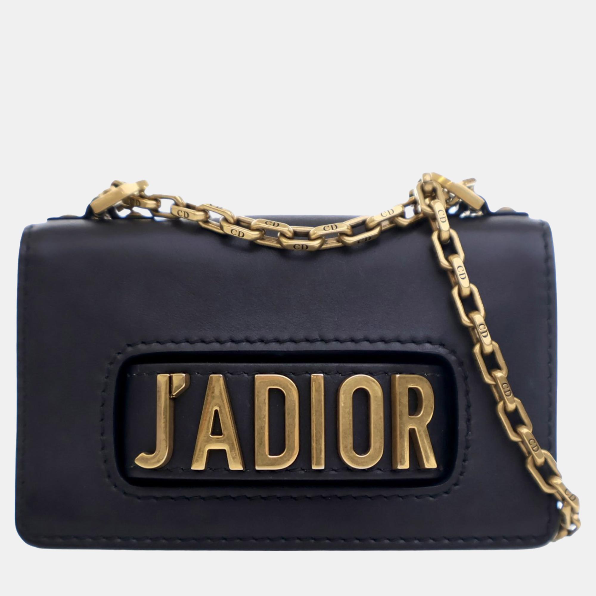 

Dior Black Mini JAdior Chain Flap