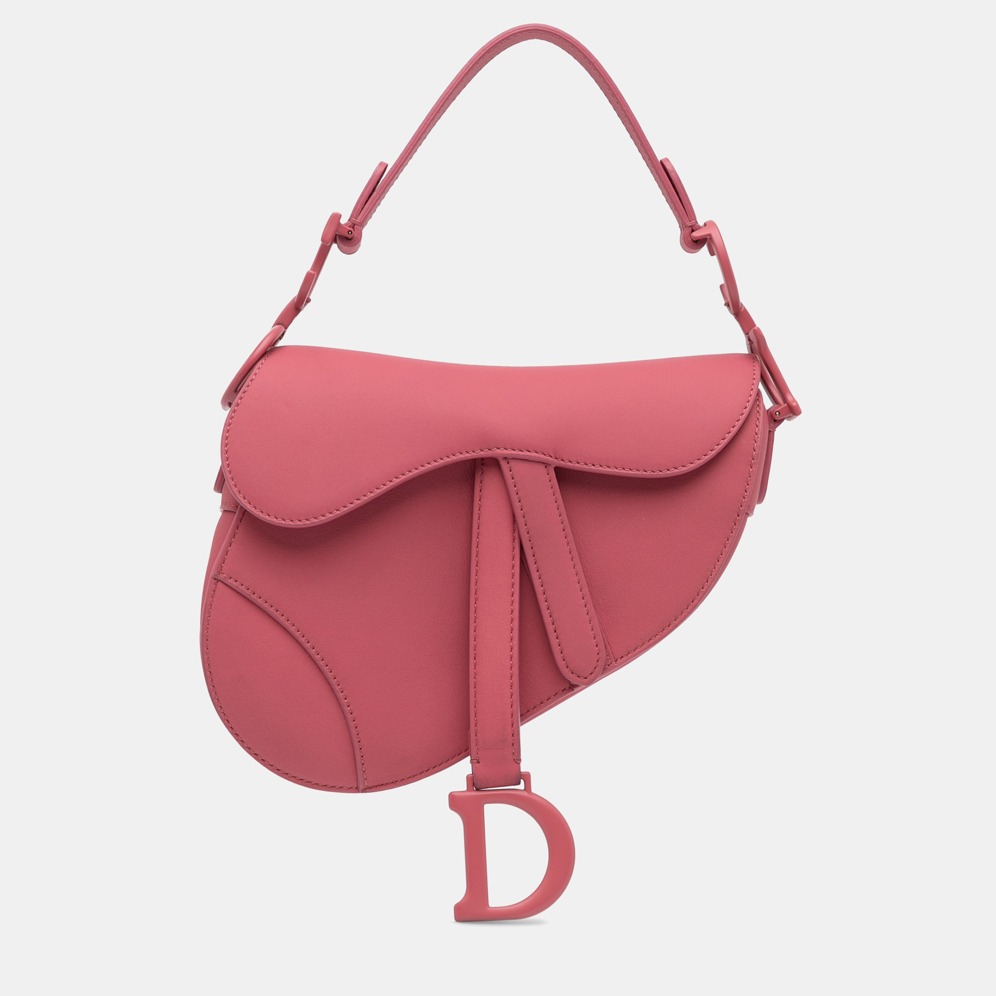 

Dior Pink Leather Mini Saddle Bag