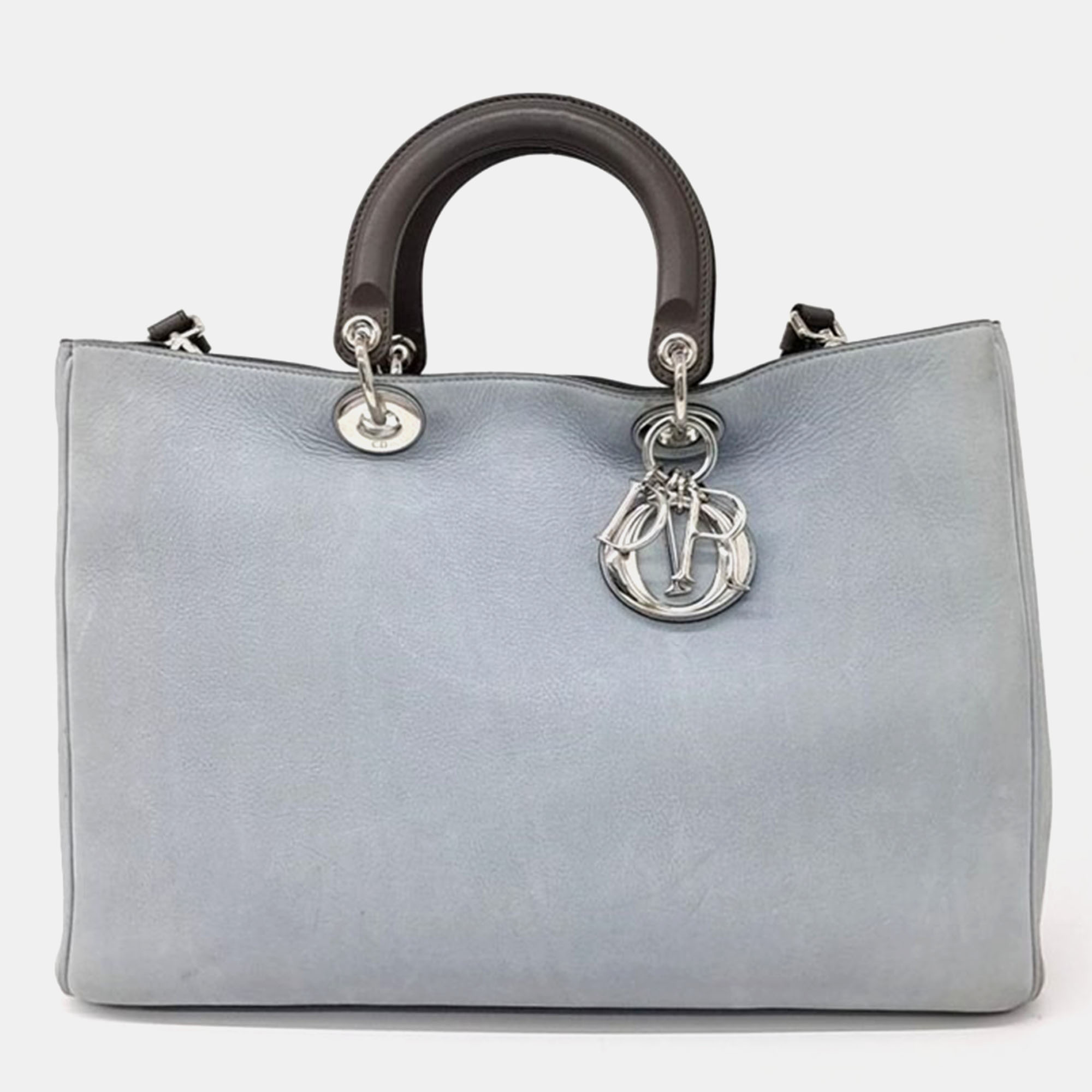 Pre-owned Dior Christian  Diolissimo Bag In Blue