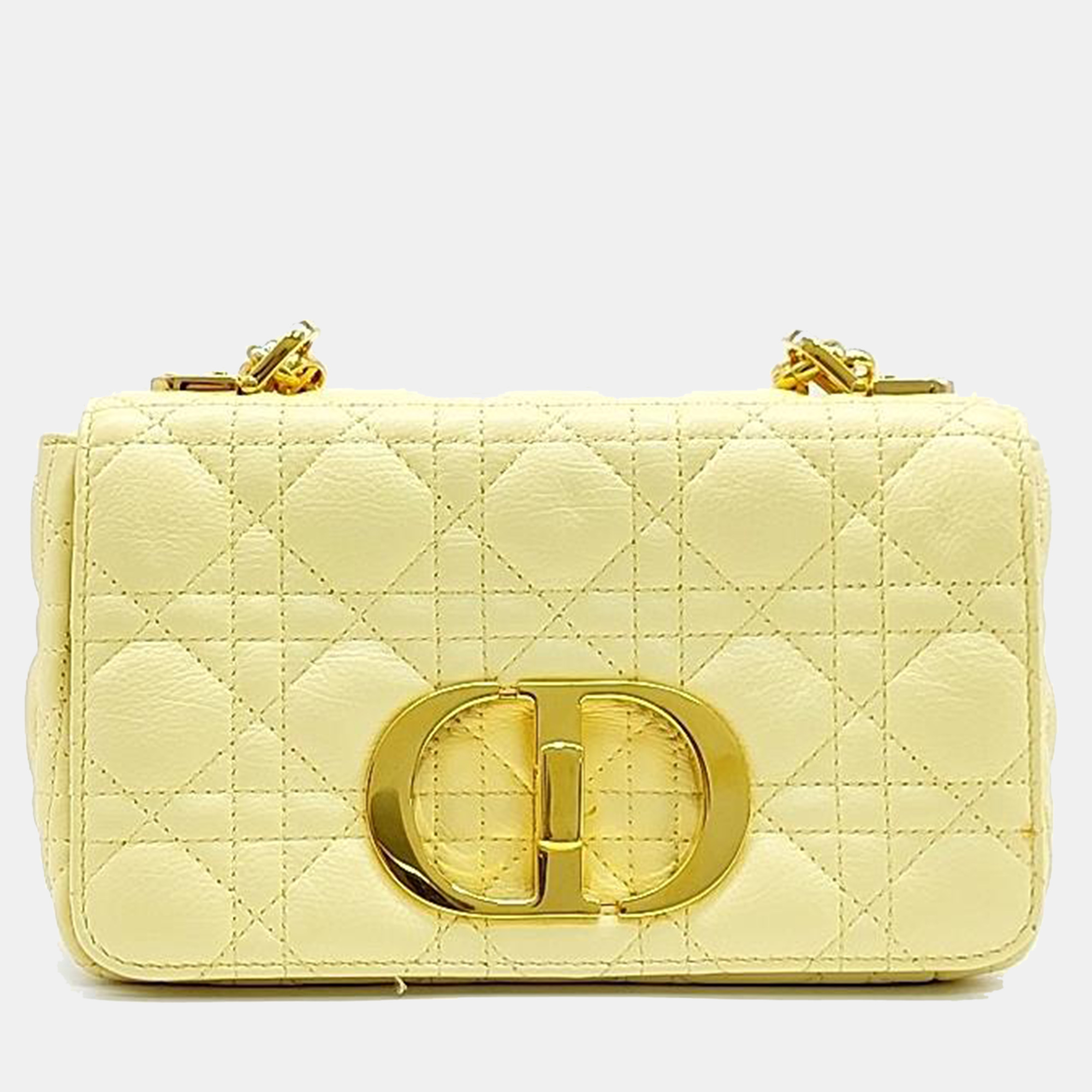 

Christian Dior Caro Small Bag, Yellow