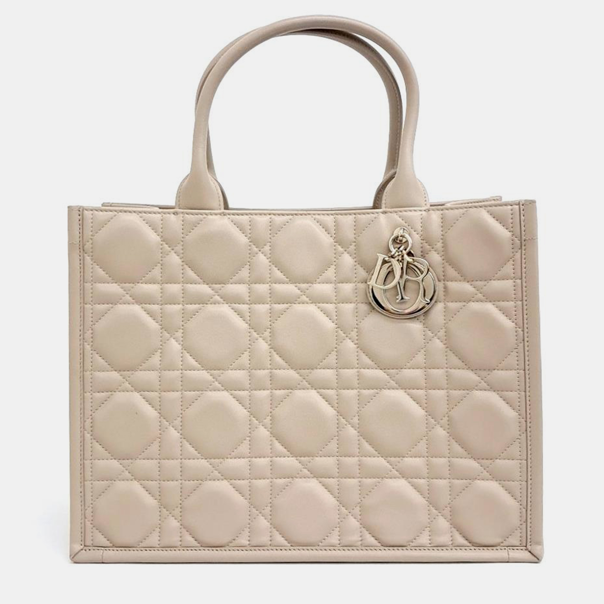

Christian Dior Book Medium Tote Bag, Beige