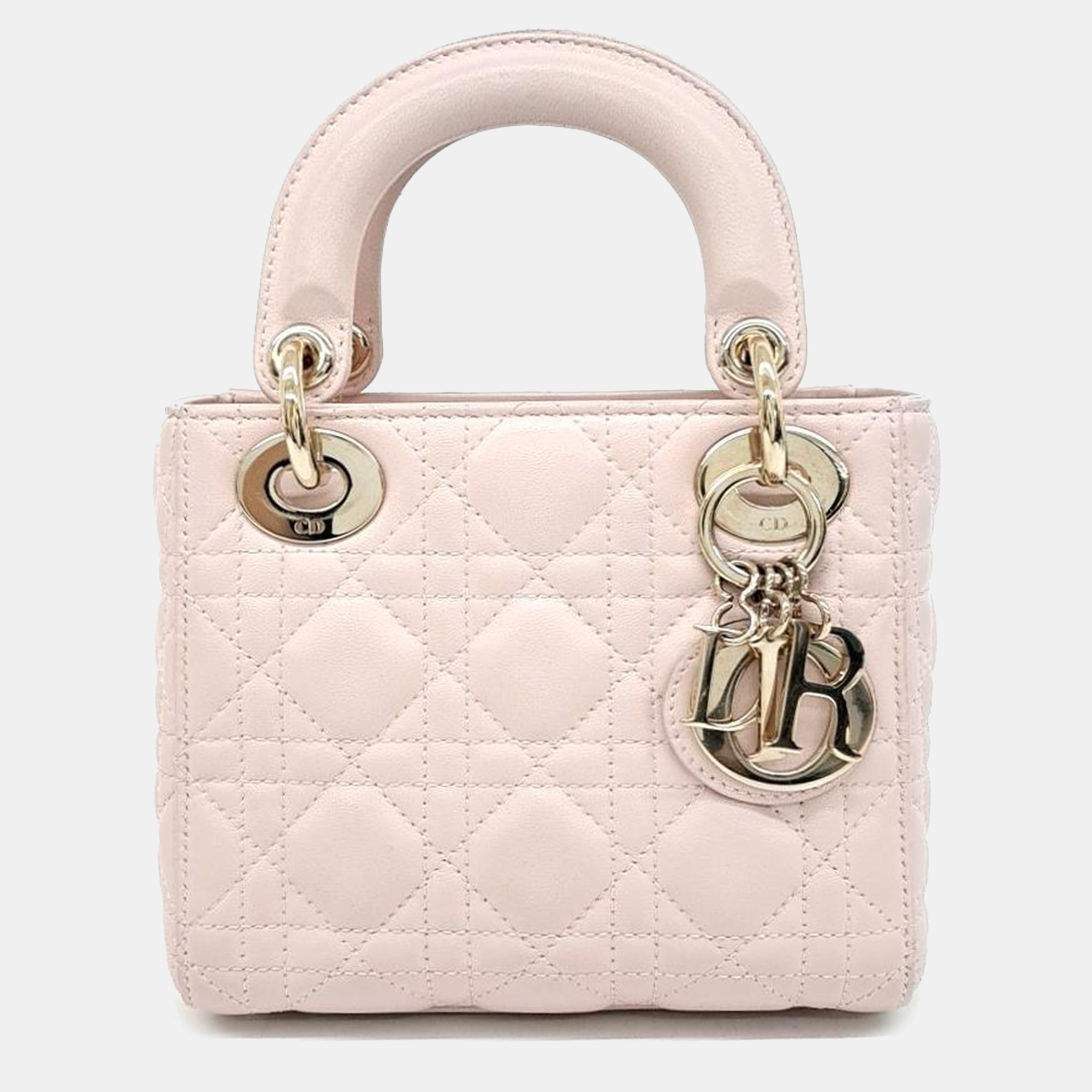 

Christian Dior Cannage Lady Small Bag, Beige