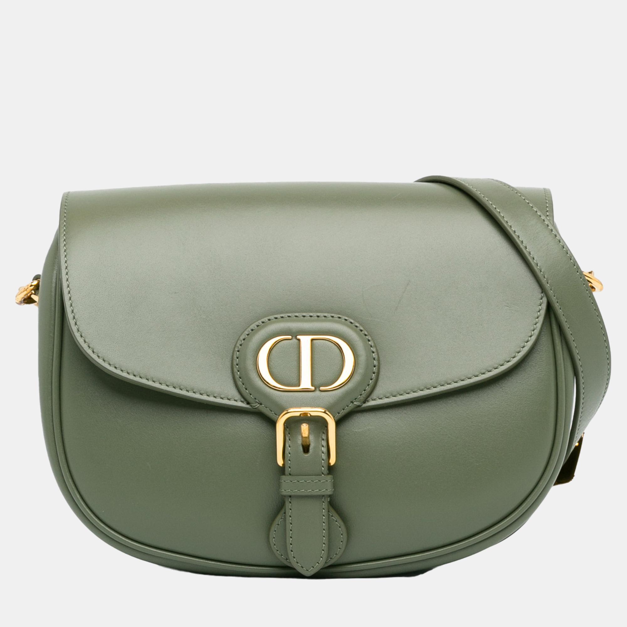 

Dior Green Medium Leather Bobby