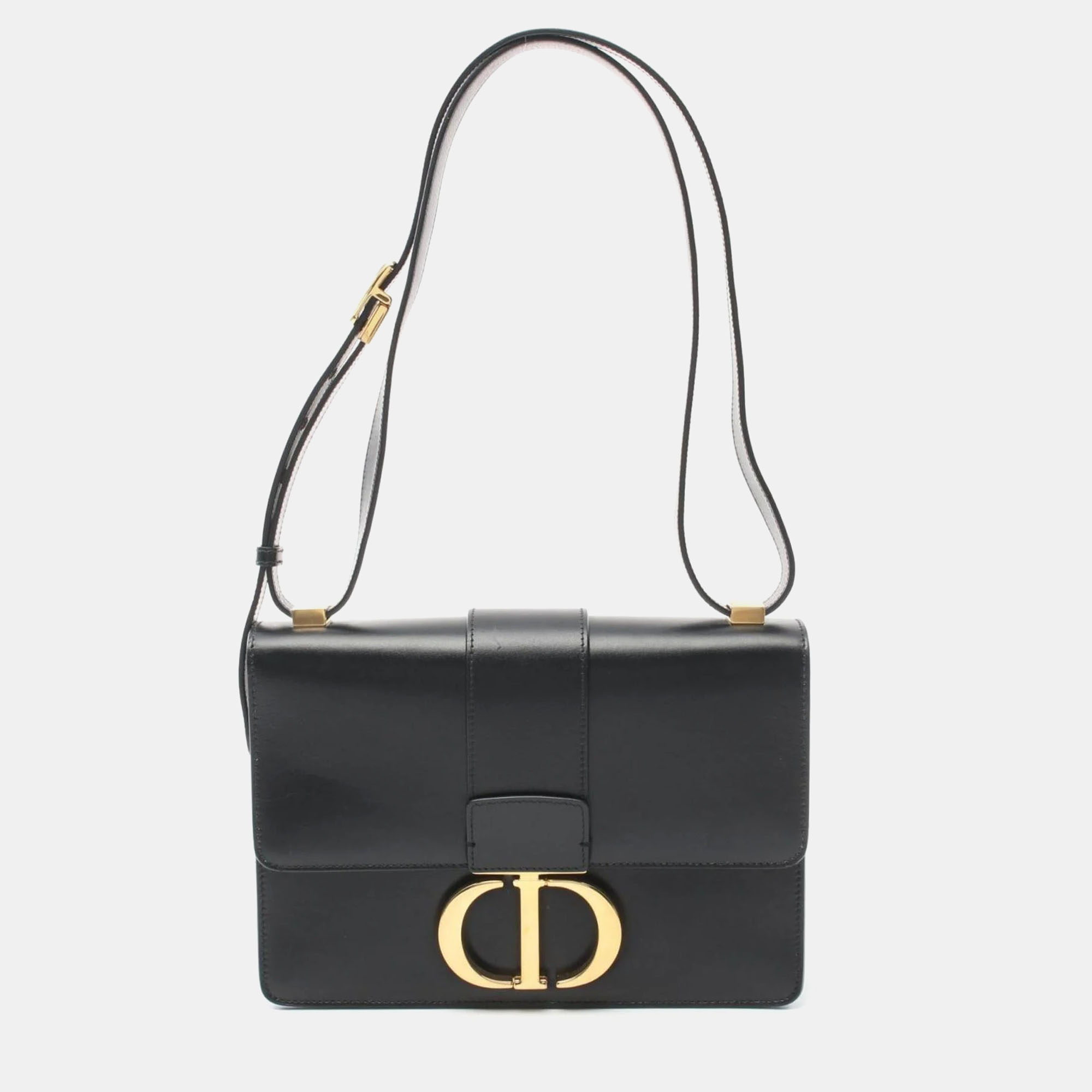 

Dior Black Leather 30 Montaigne Shoulder Bags