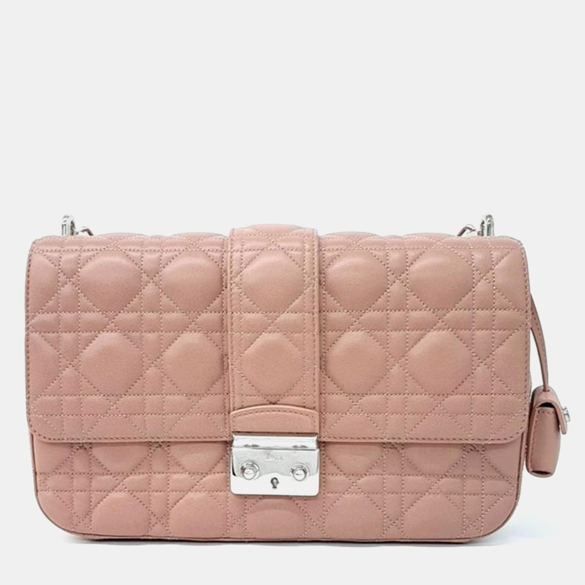 Pre-owned Dior Christian  Miss  Chain Shoulder Bag In Pink