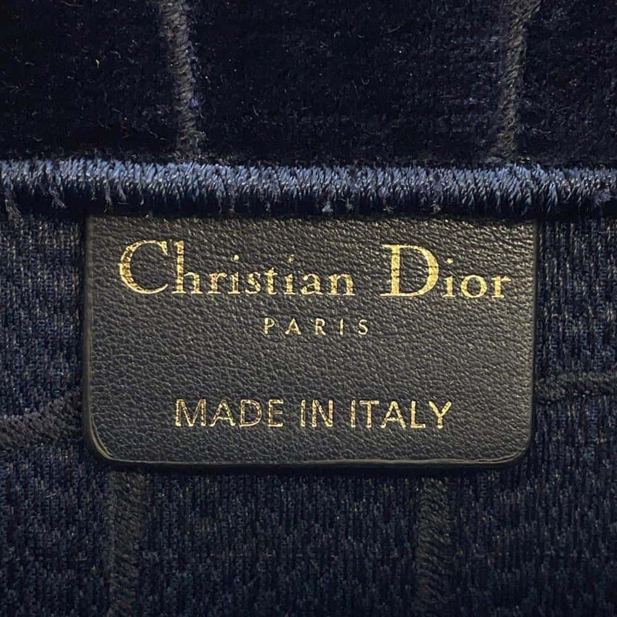 Dior Velvet Book Tote Bag 