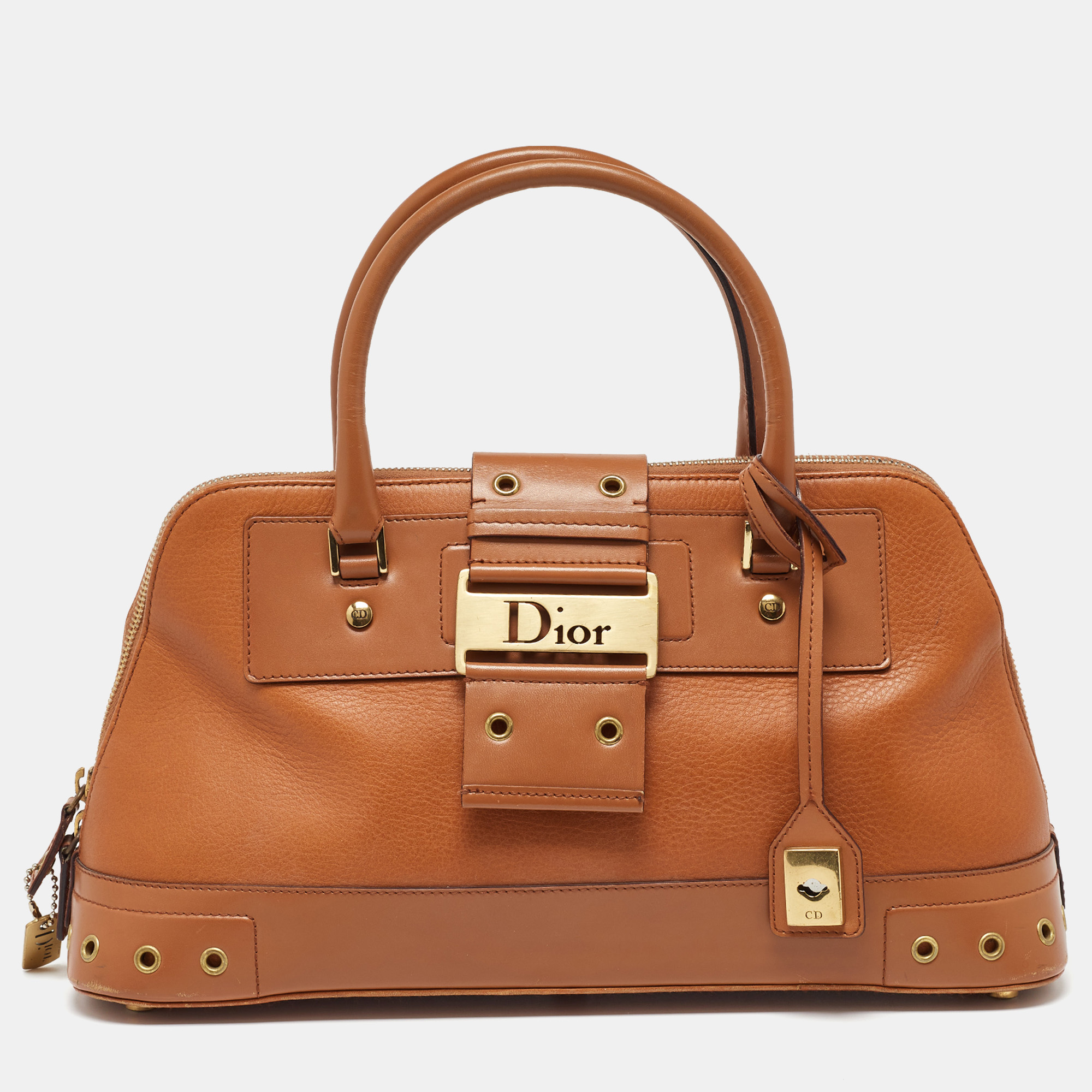 

Dior Tan Leather Street Chic Satchel