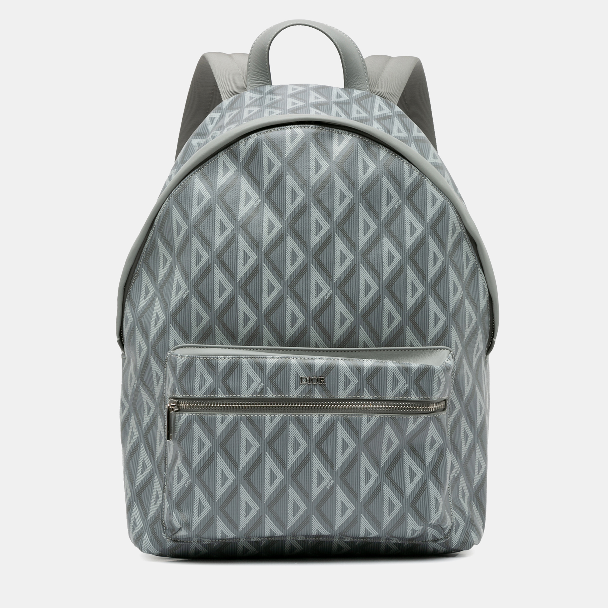 

Dior CD Diamond Rider Zipped Backpack, Grey