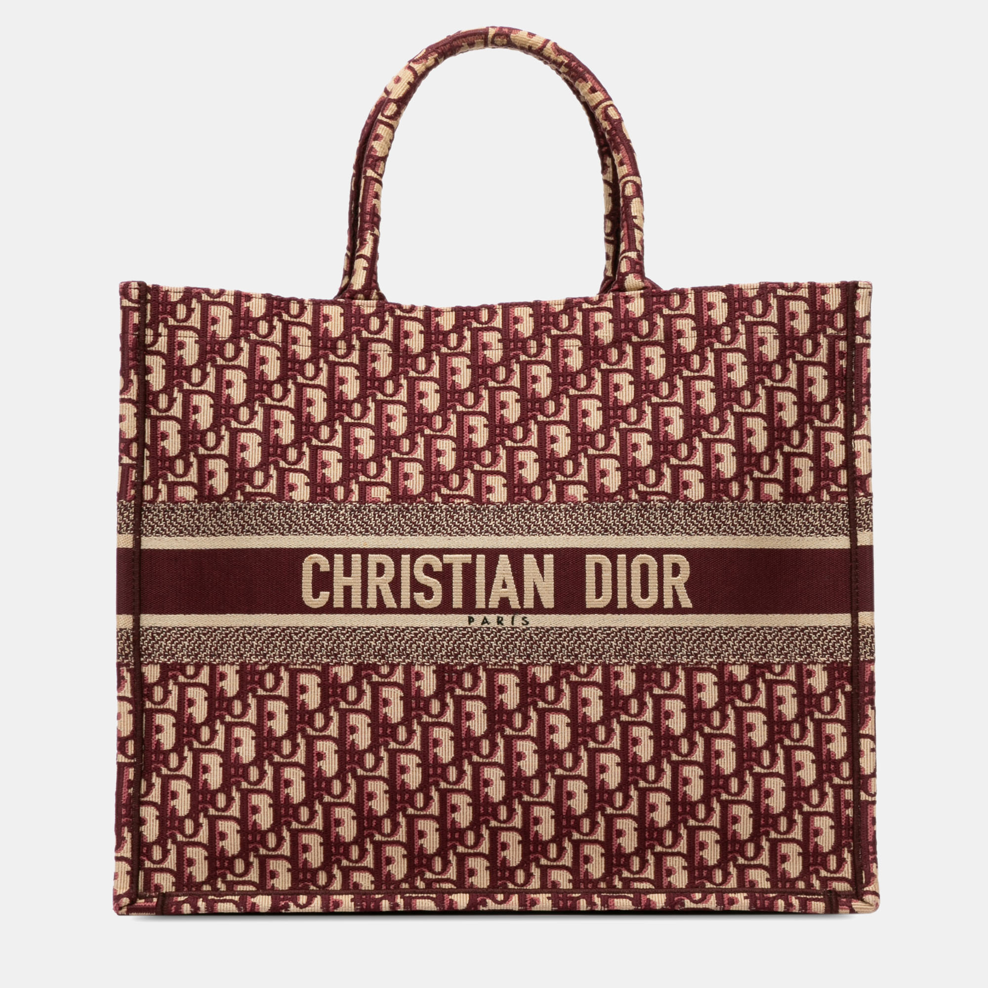

Dior Large Oblique Book Tote, Red