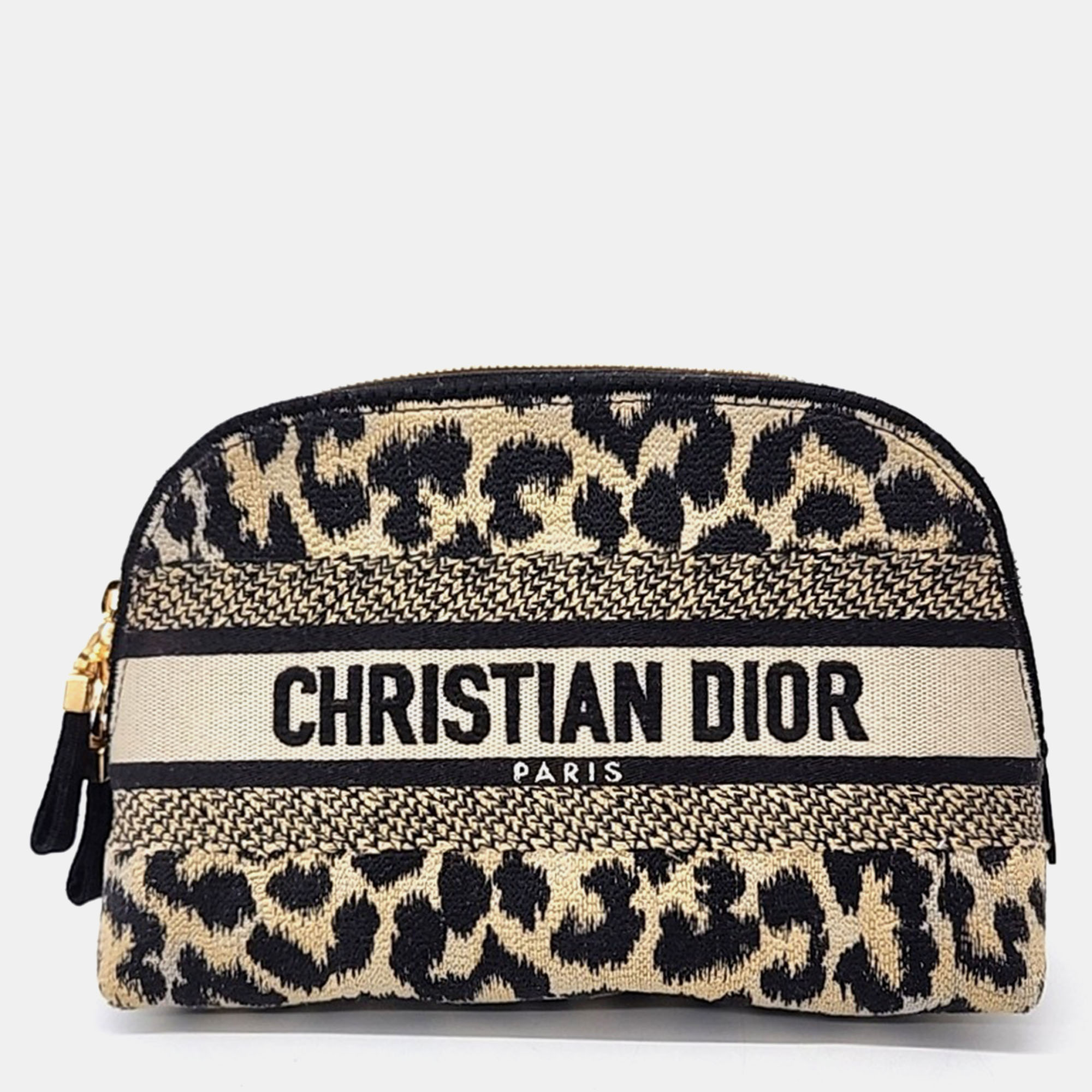 Pre-owned Dior Christian  Pouch In Black