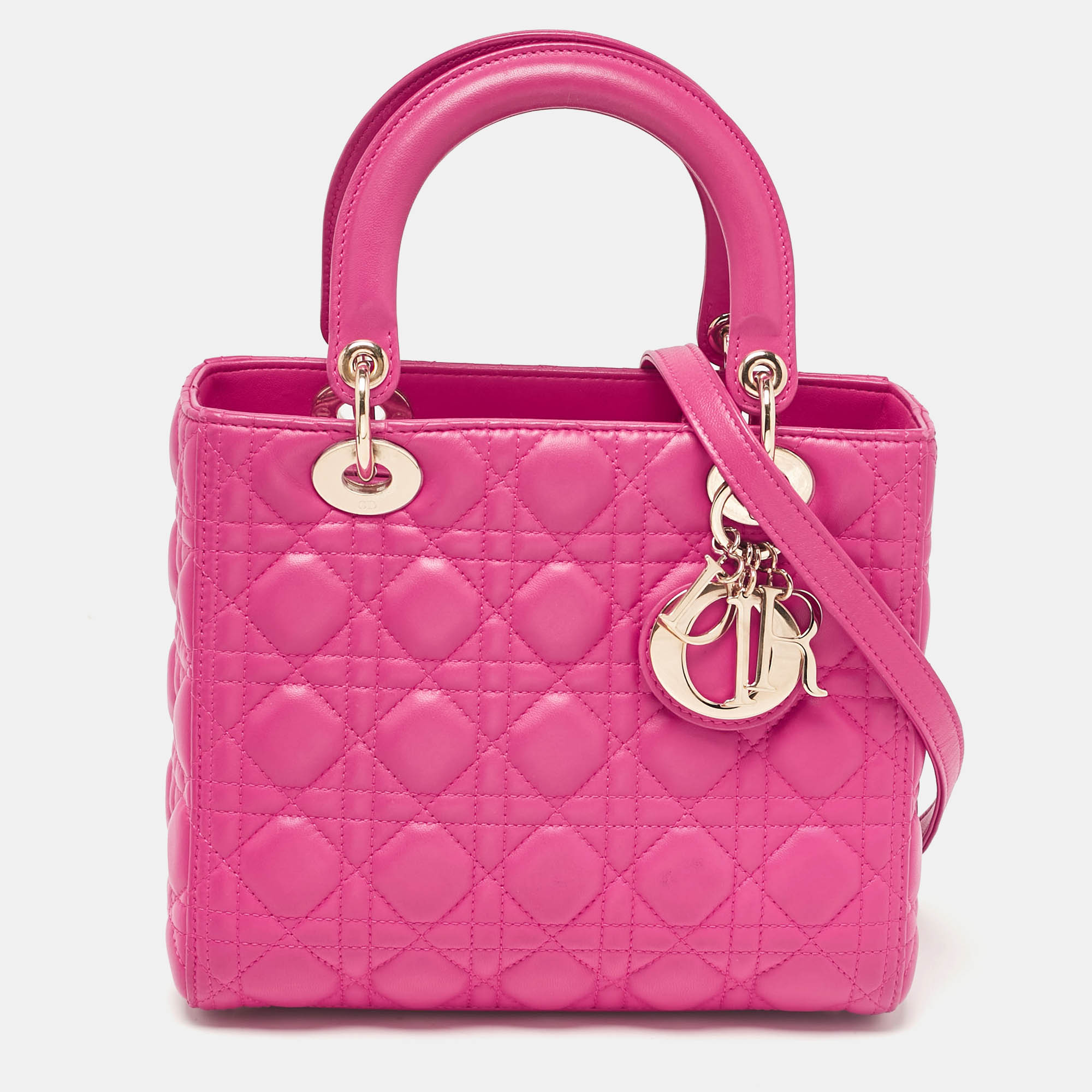 Pre-owned Dior Tote In Pink