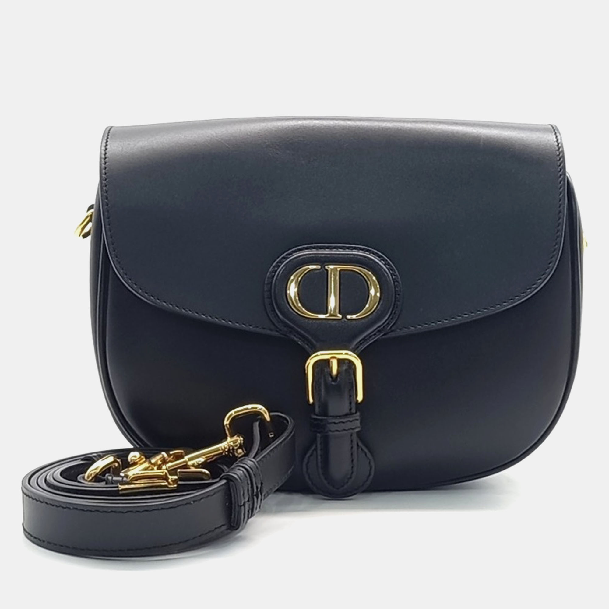 Pre-owned Dior Christian  Bobby Medium Bag In Black