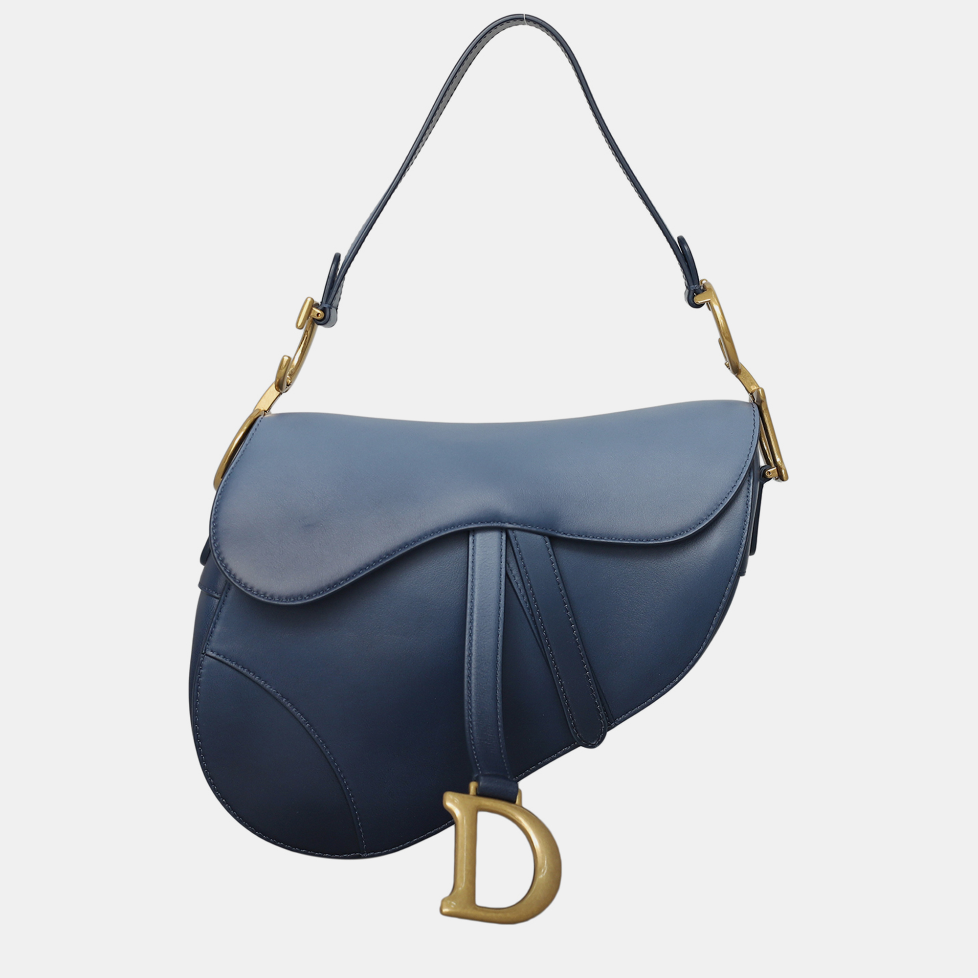 

Christian Dior Blue Gradient Medium Saddle Bag