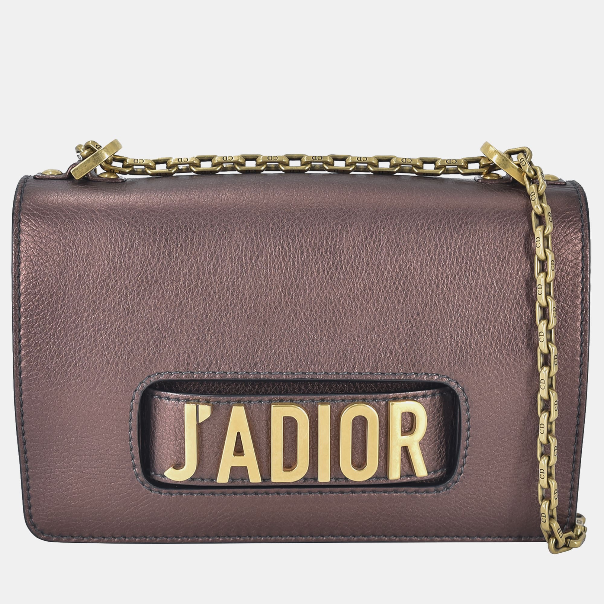 

Dior Medium J'Adior Chain Flap Bag, Brown