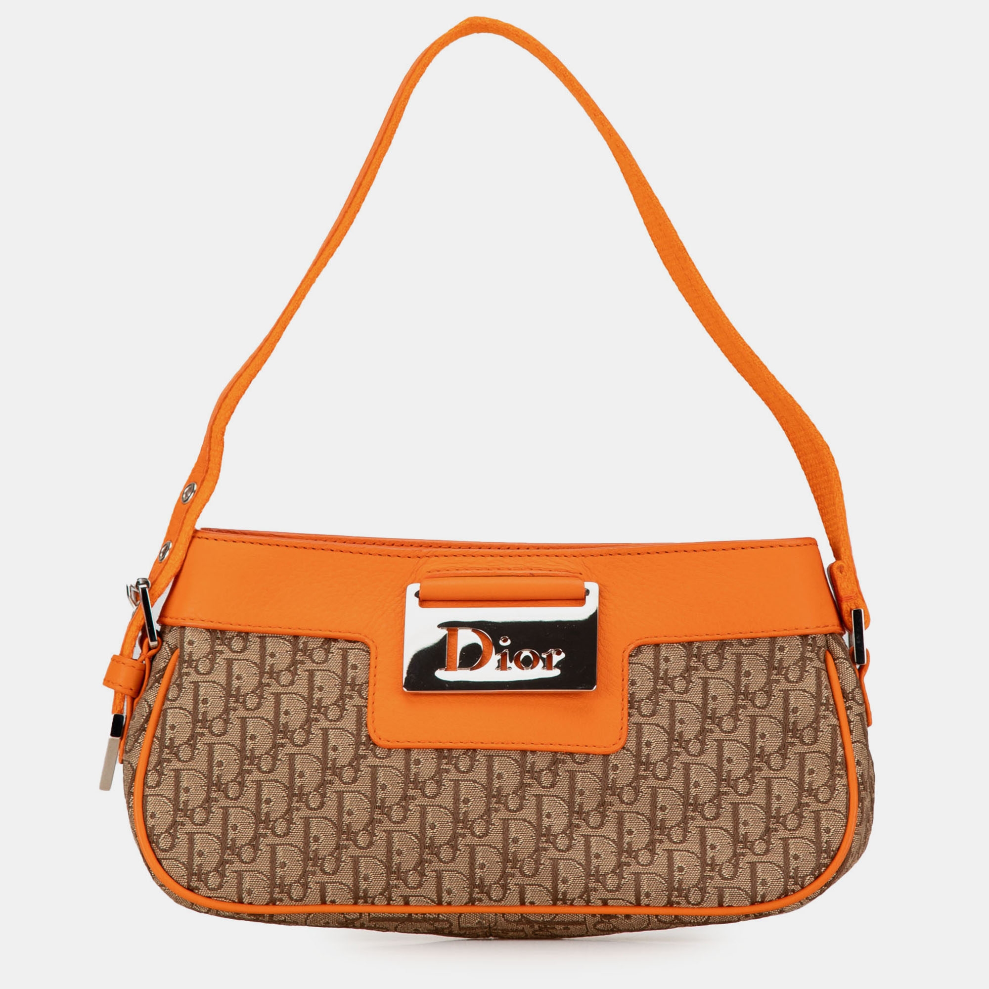 

Dior Brown/Orange Diorissimo Street Chic Shoulder Bag