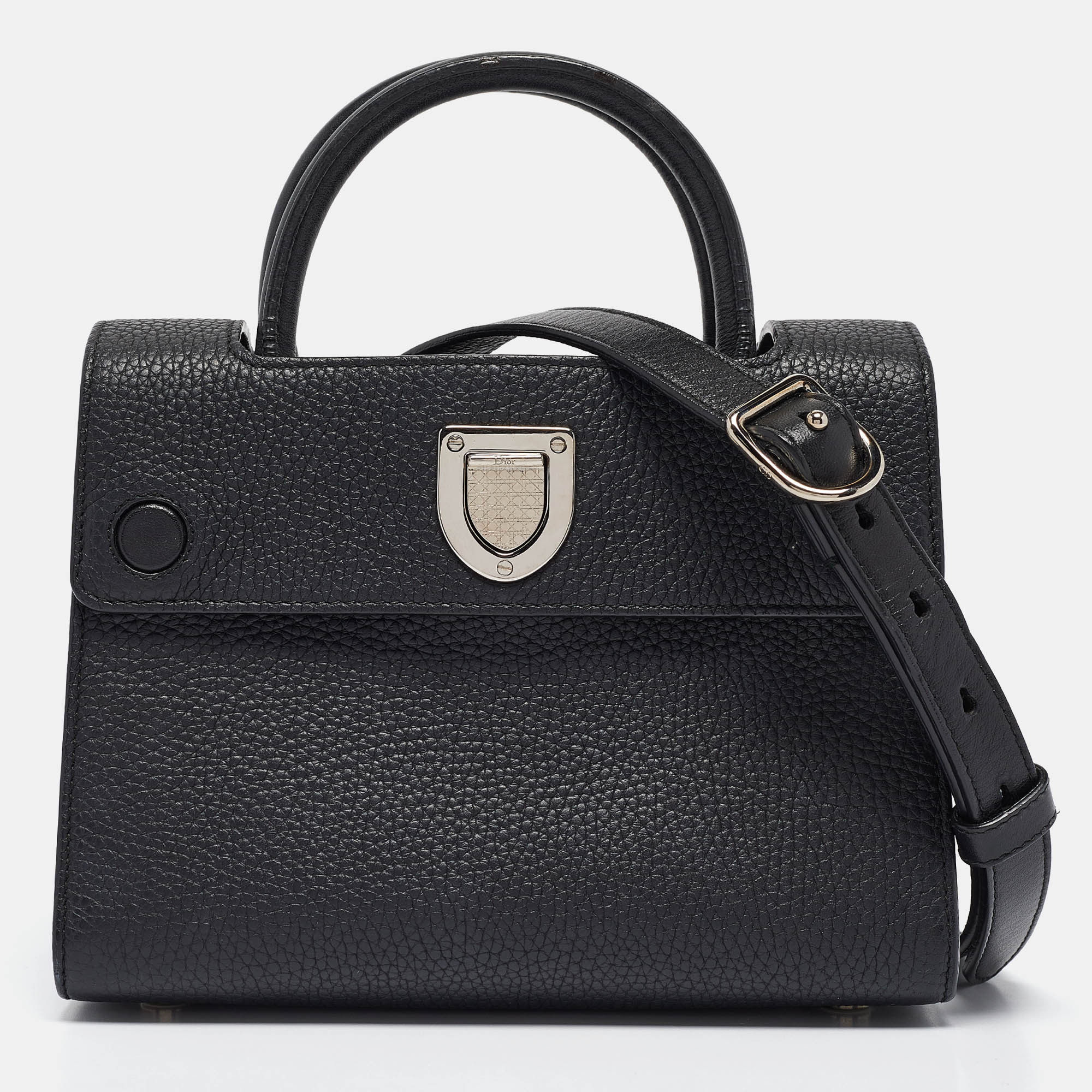 

Dior Black Leather Mini Diorever Tote