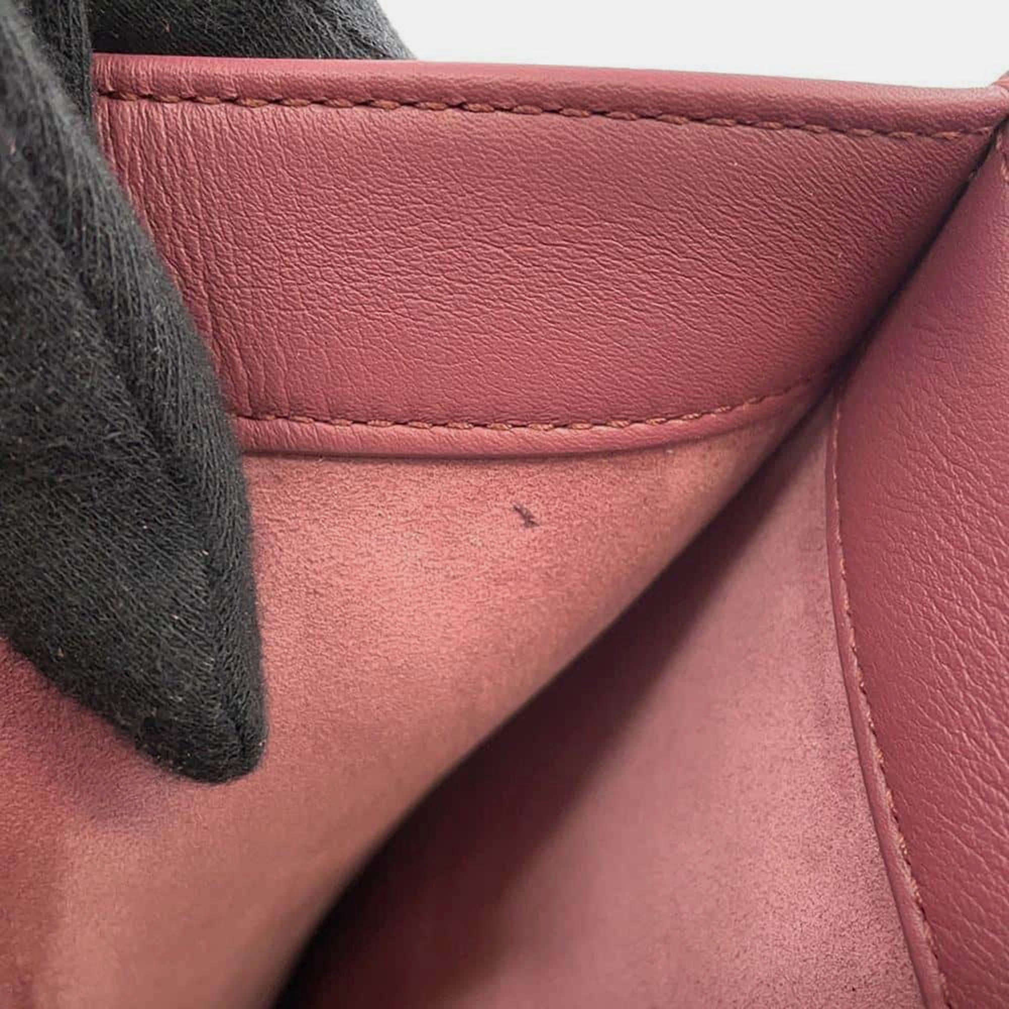 Dior Rose Pink Calf Leather Book tote bag Size Medium 