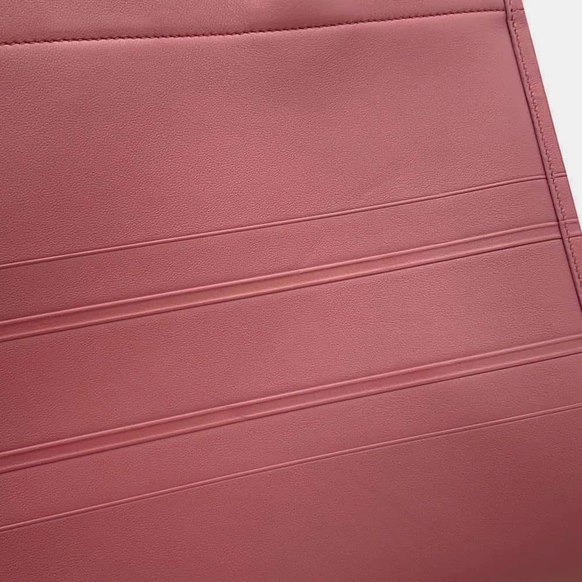 Dior Rose Pink Calf Leather Book tote bag Size Medium 