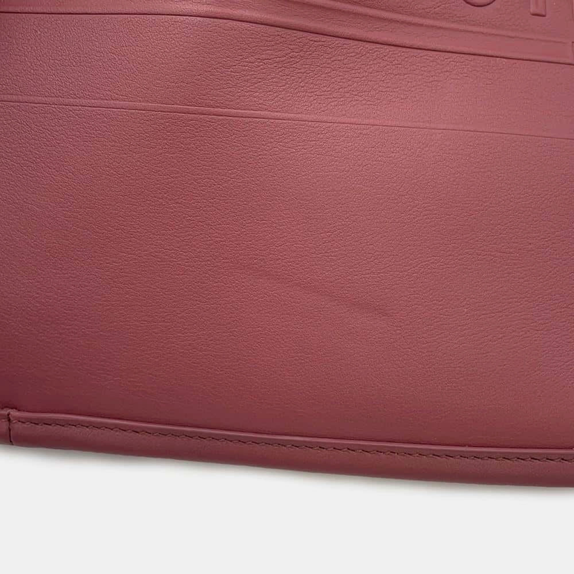 Dior Rose Pink Calf Leather Book tote bag Size Medium 