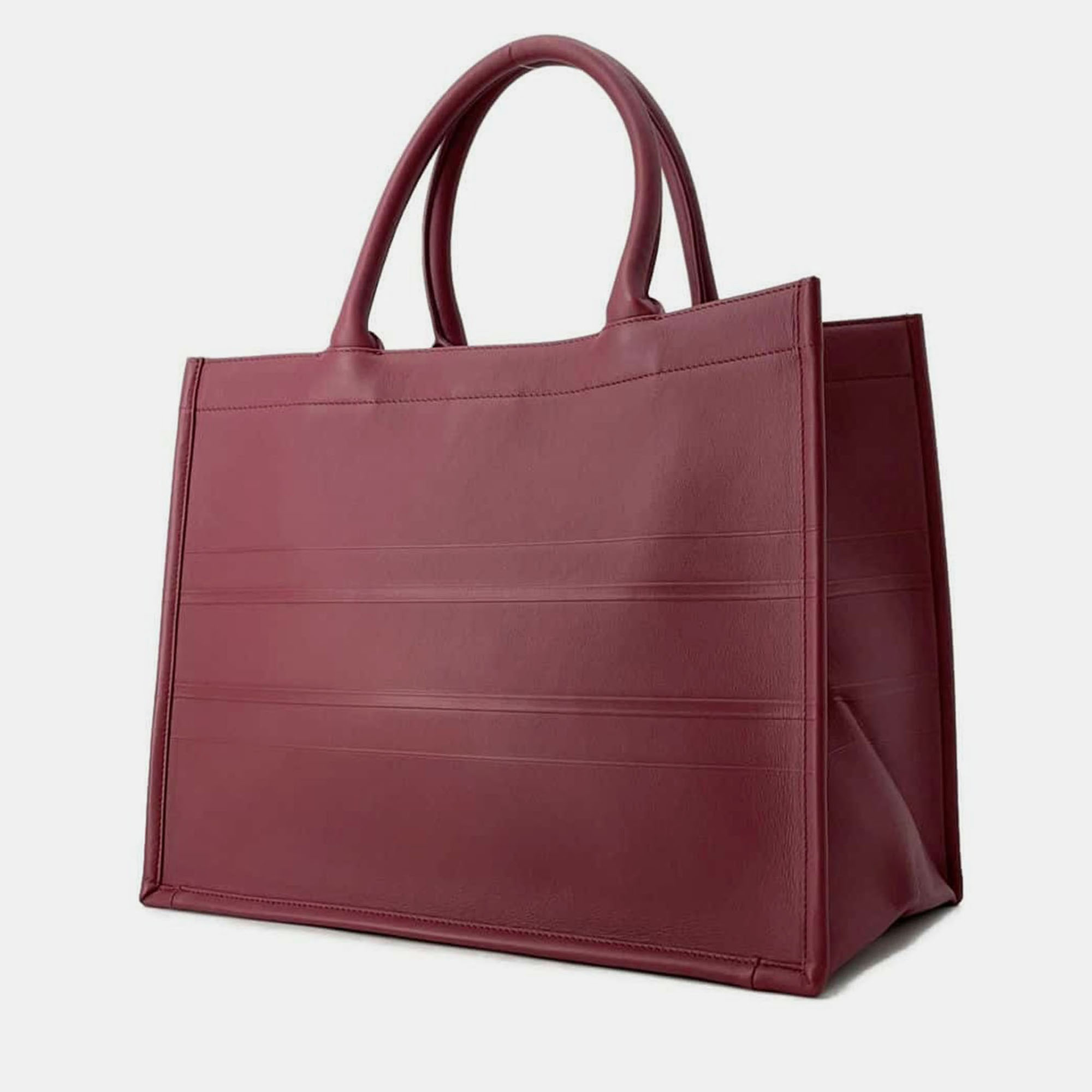 Dior Rose Pink Calf Leather Book tote bag Size Medium 
