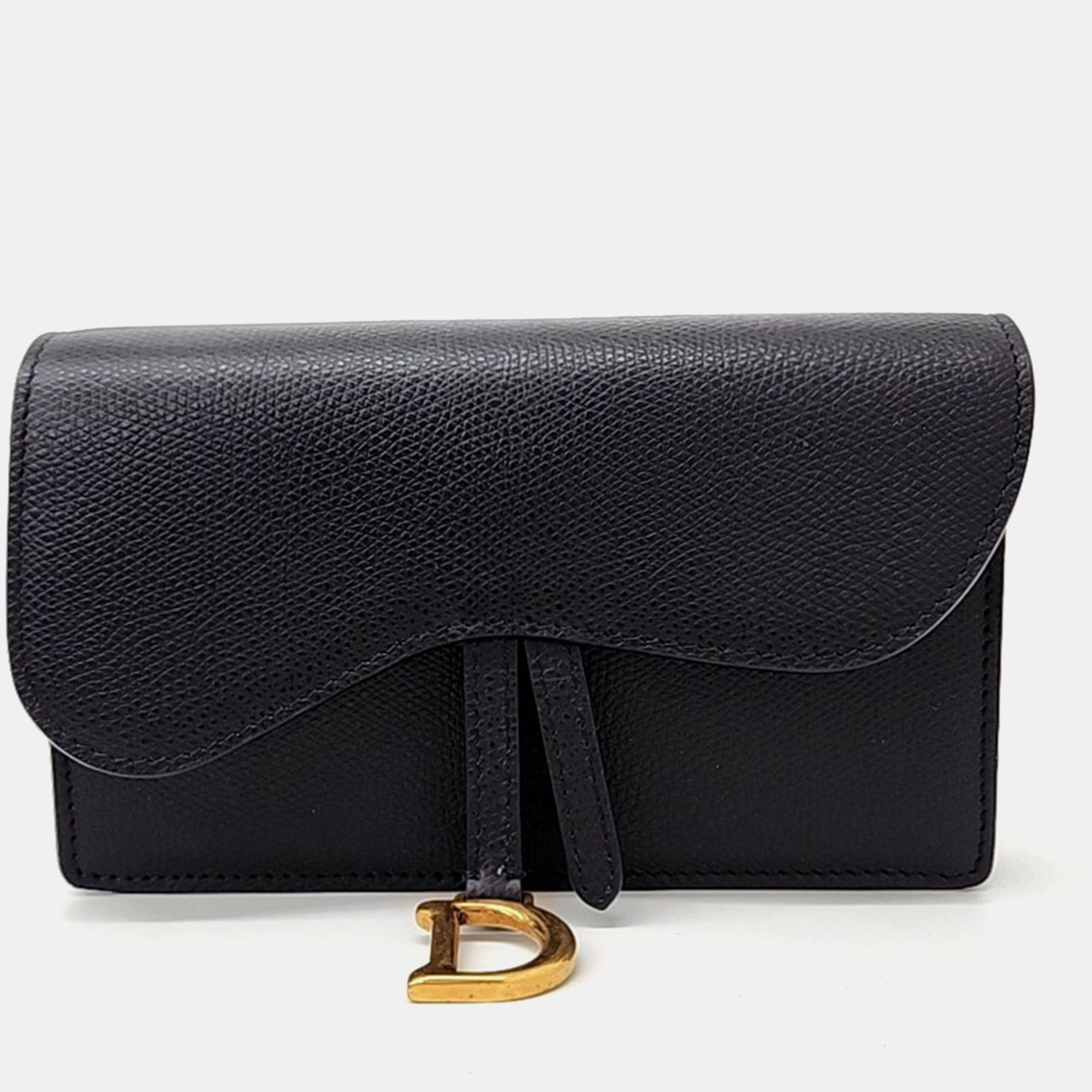 

Christian Dior Saddle Belt Bag, Black