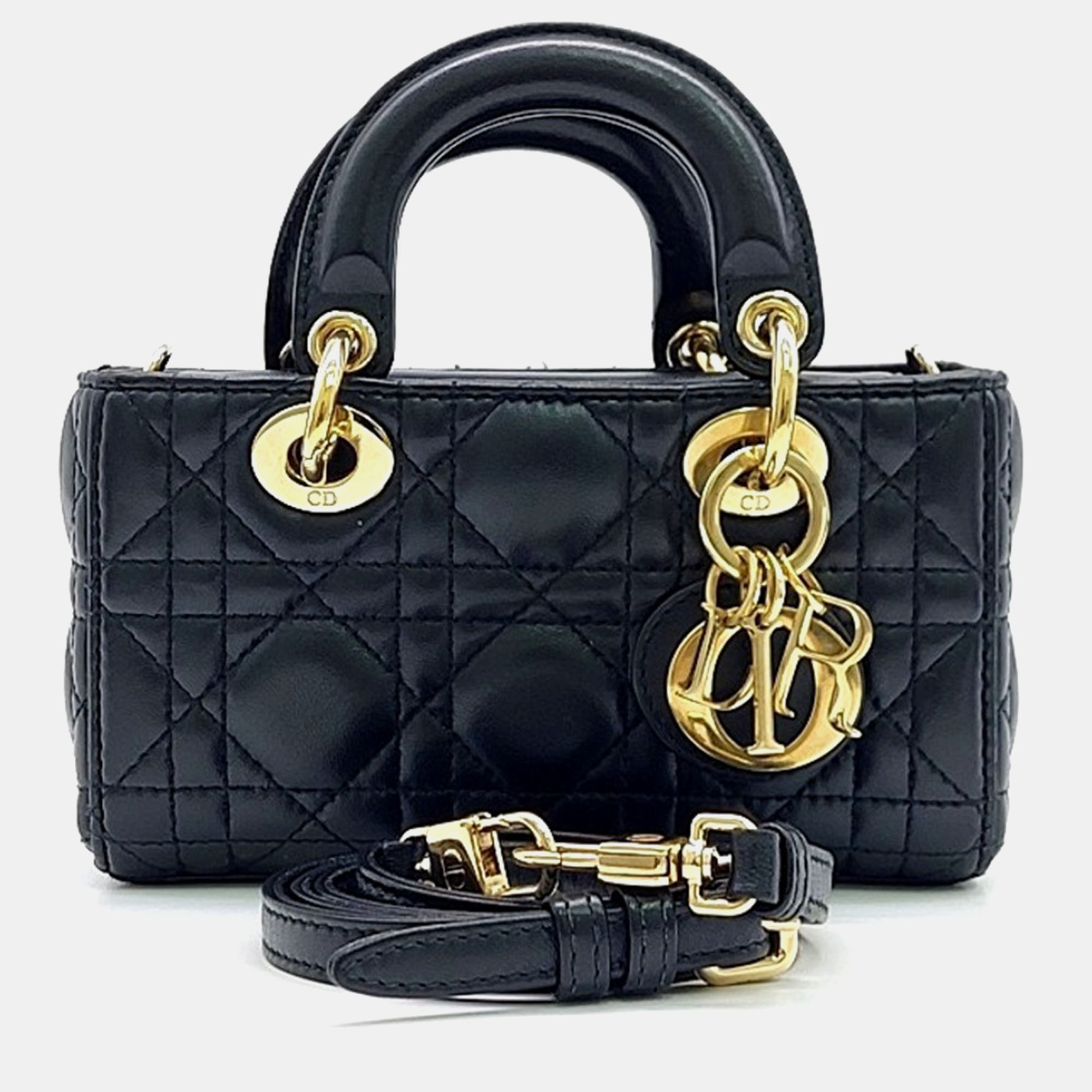 

Christian Dior Lady D-JOY Micro Bag, Black