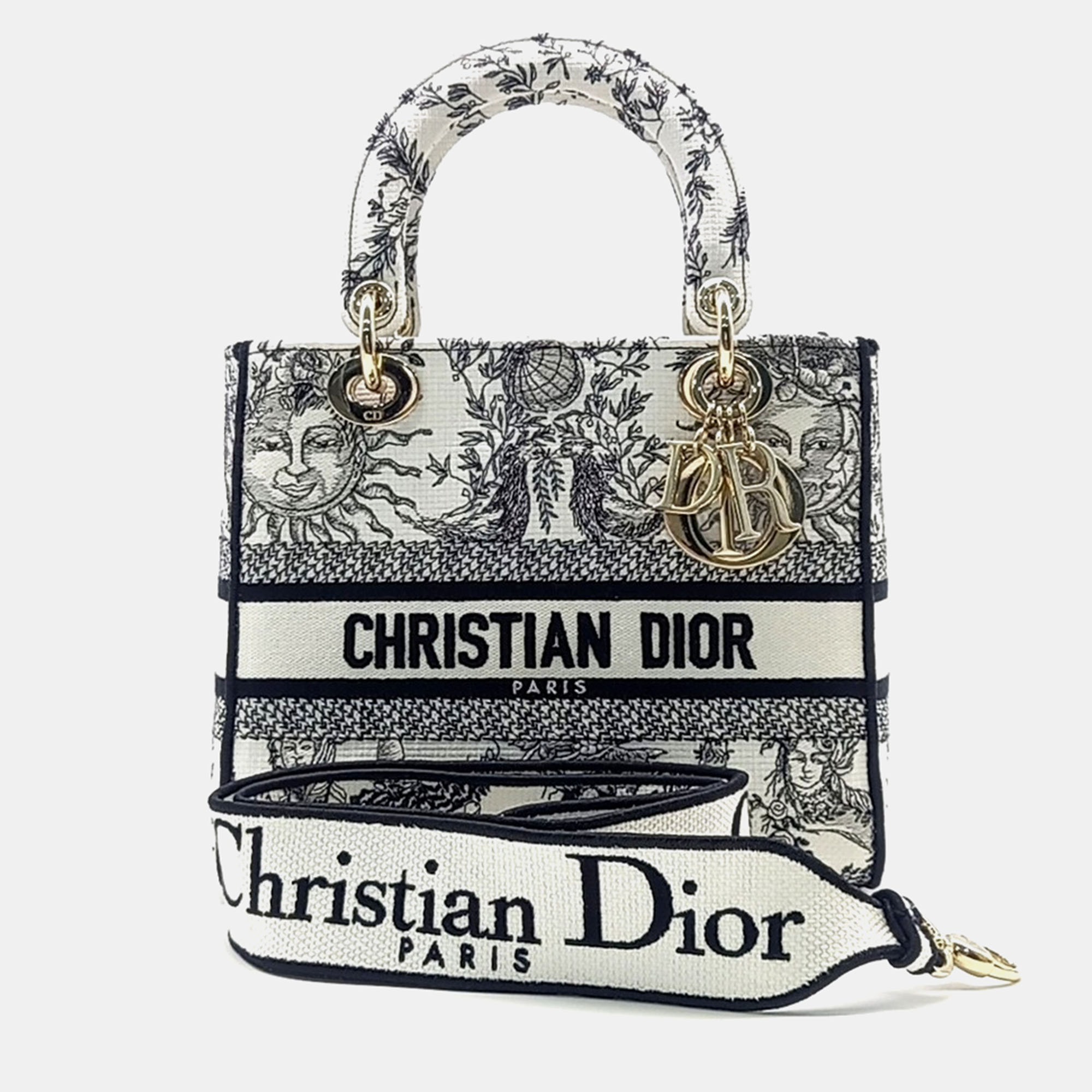 

Christian Dior D-LITE Lady Medium Bag, Black