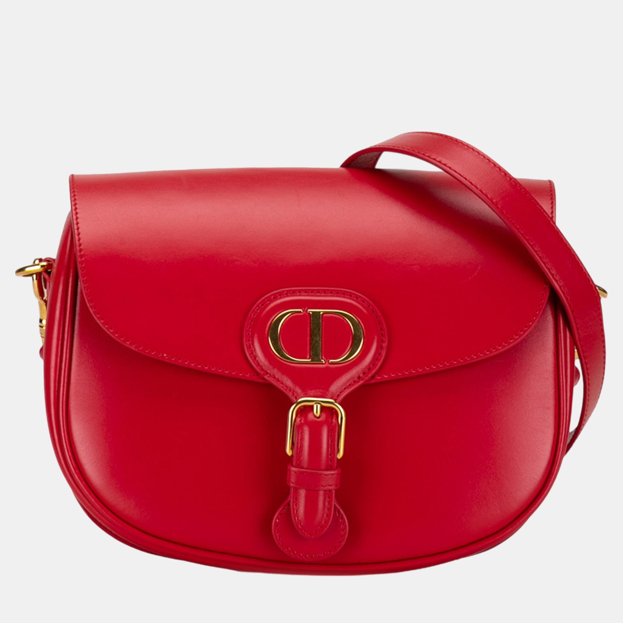 

Dior Red Medium Bobby Crossbody Bag