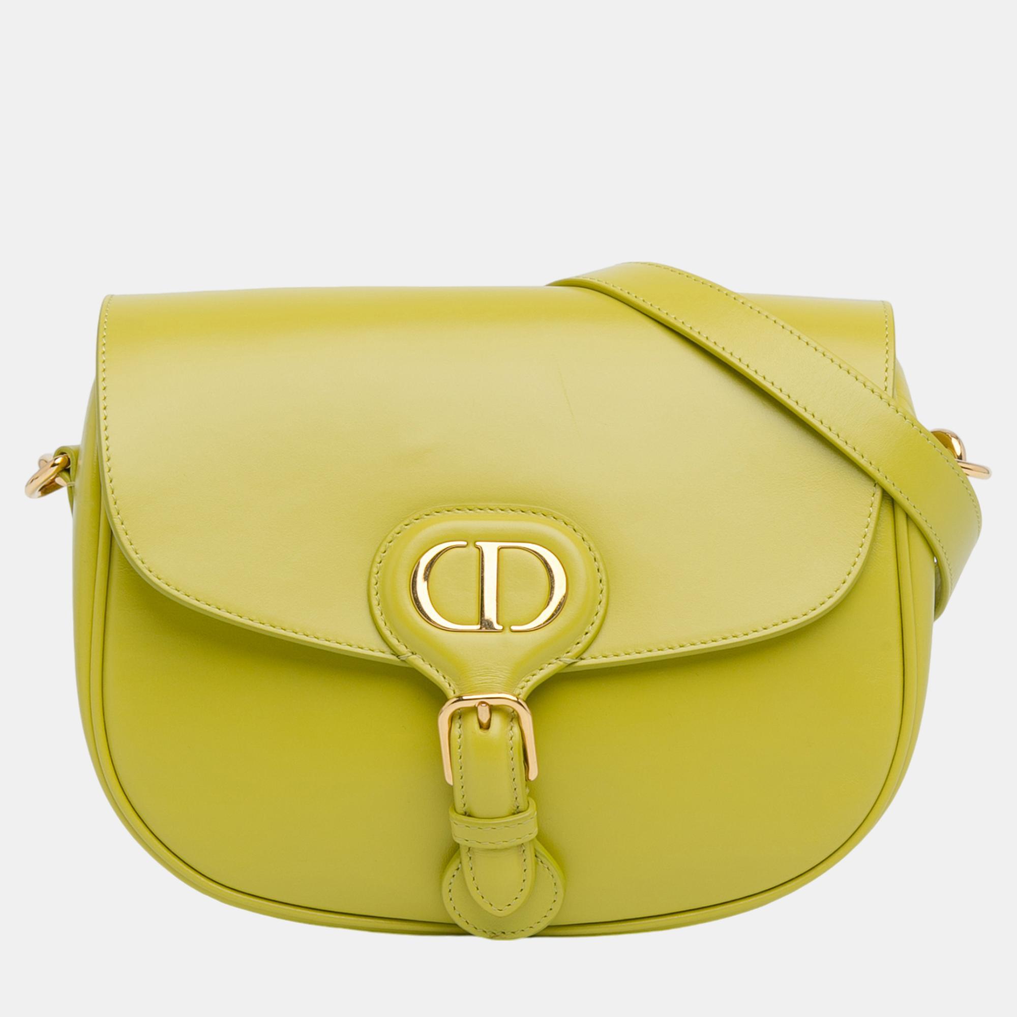 

Dior Yellow Medium Bobby Crossbody