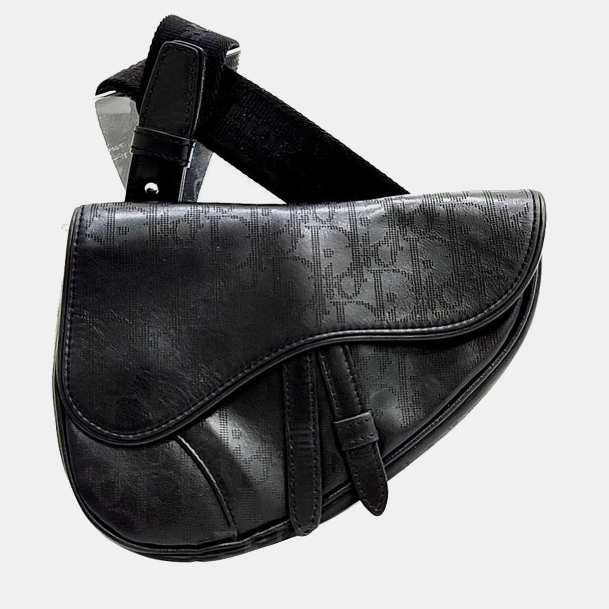 

Dior Homme Saddle Belt Mini Bag, Black